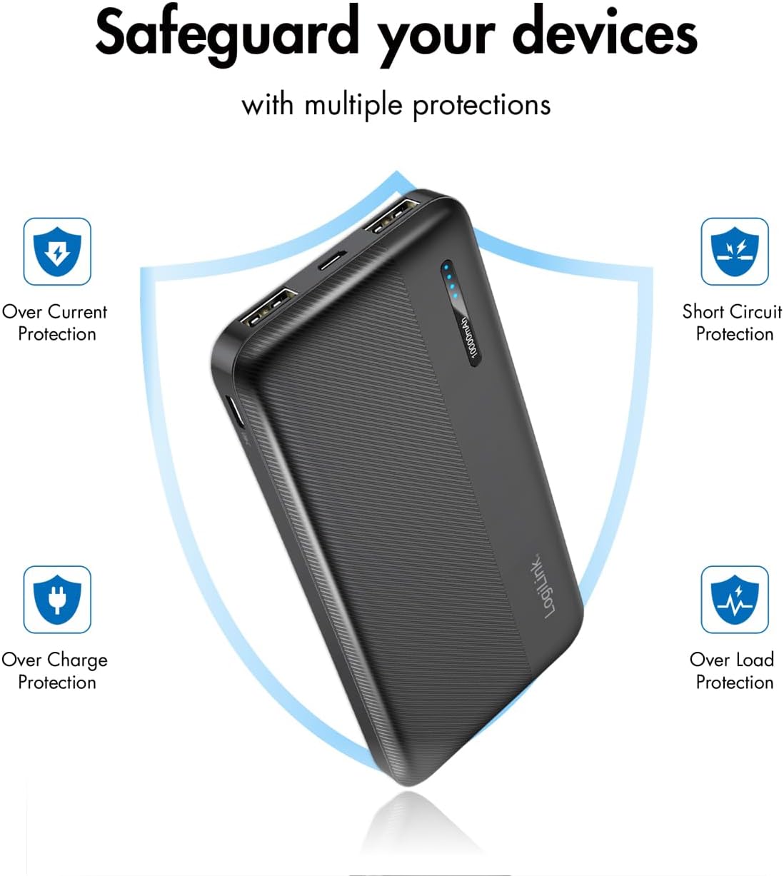 Powerbank mit mehrfachen Schutzfunktionen