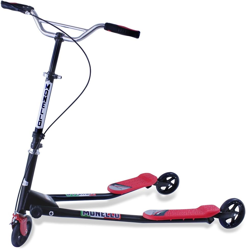M7 Flicker Carver Scooter - Kids/Adult Drifting 3 Wheels Foldable Swing Scooter Trike - Multiple Colors Available