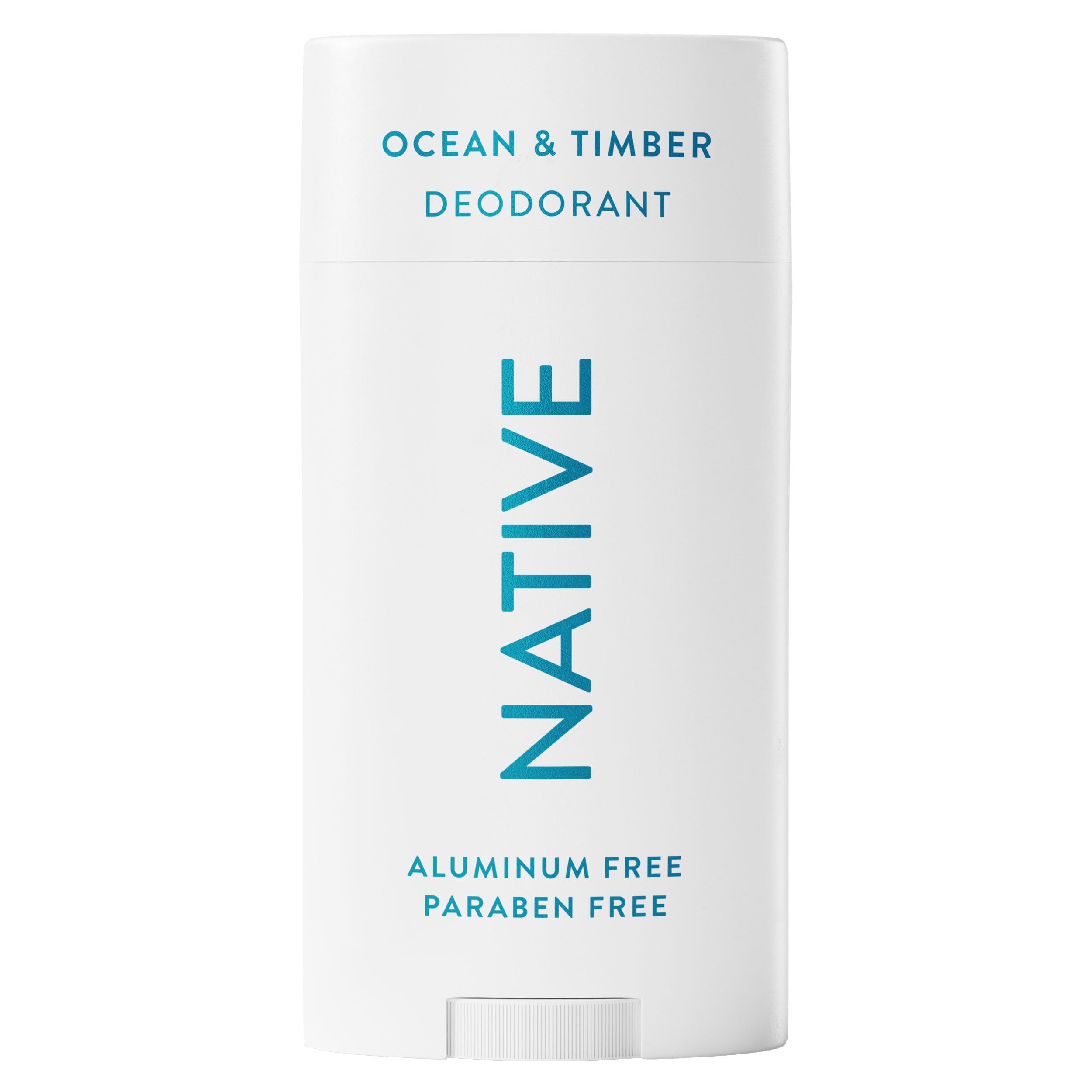 Aluminum Free Deodorant, Ocean & Timber, Large Size Stick, 72 Hour Odor Control, for Women & Men, Contains Naturally Derived Ingredients, 3.1 oz