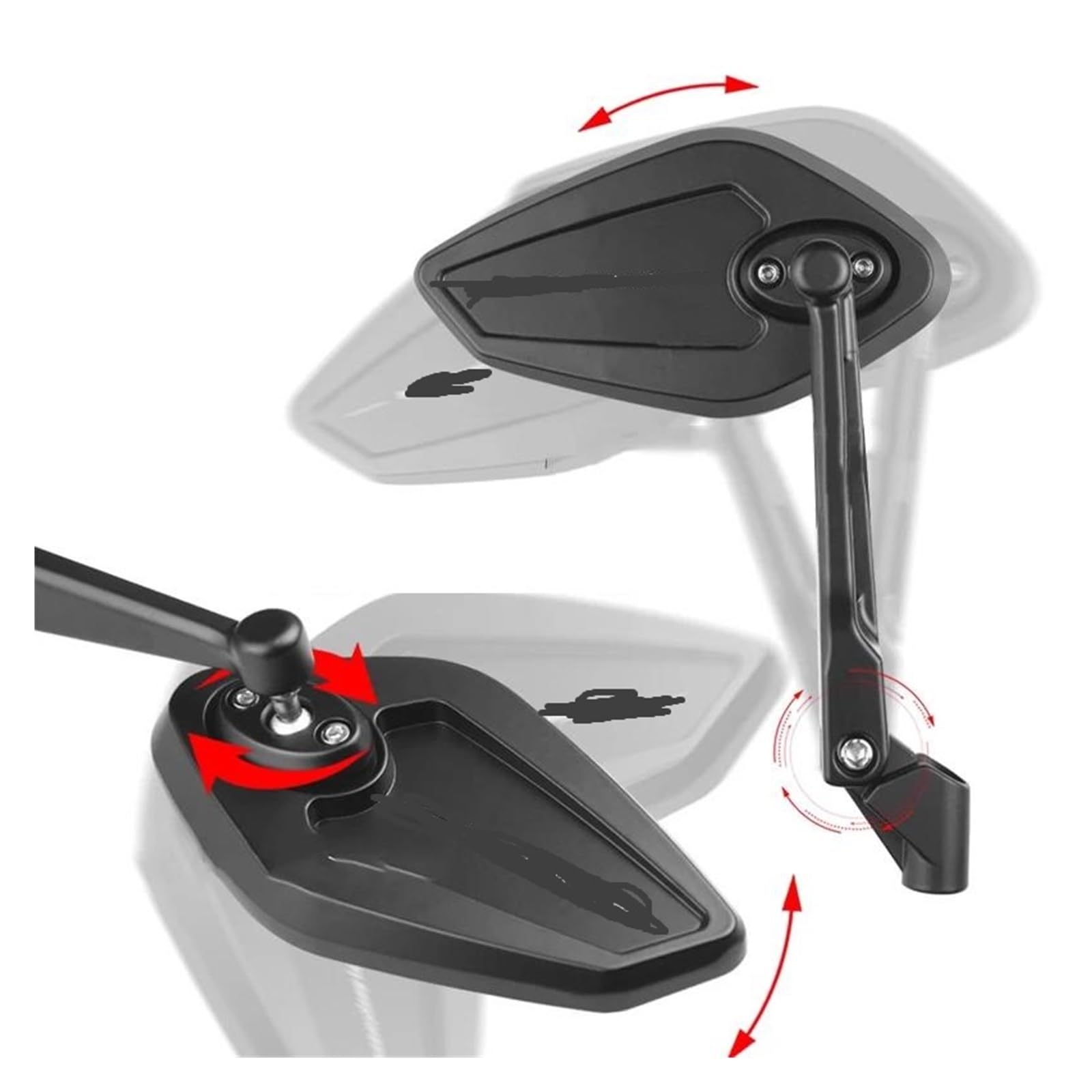 retrovisores moto Para Suzuki GSX 650F GSR400 Para Zontes 350E Espejo Retrovisor Motocicleta Scooter Lado 8 10MM