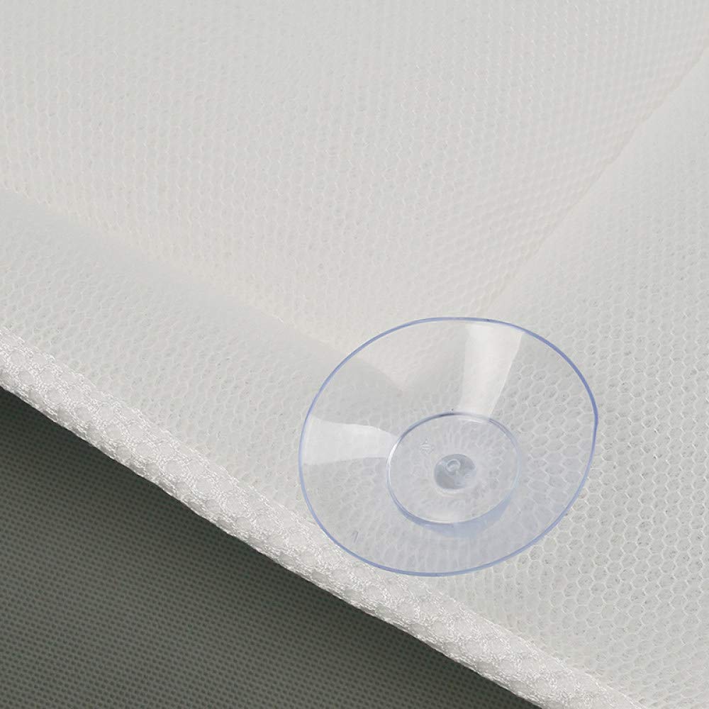 HAIBI Oreiller De Bain, Coussin De Baignoire Coussin De Bain Extra-Large Full Body Bath Tub Pillow Non-Slip Spa Bathtub Mat Mattress Pad Super Breathable 3D Mesh Layers