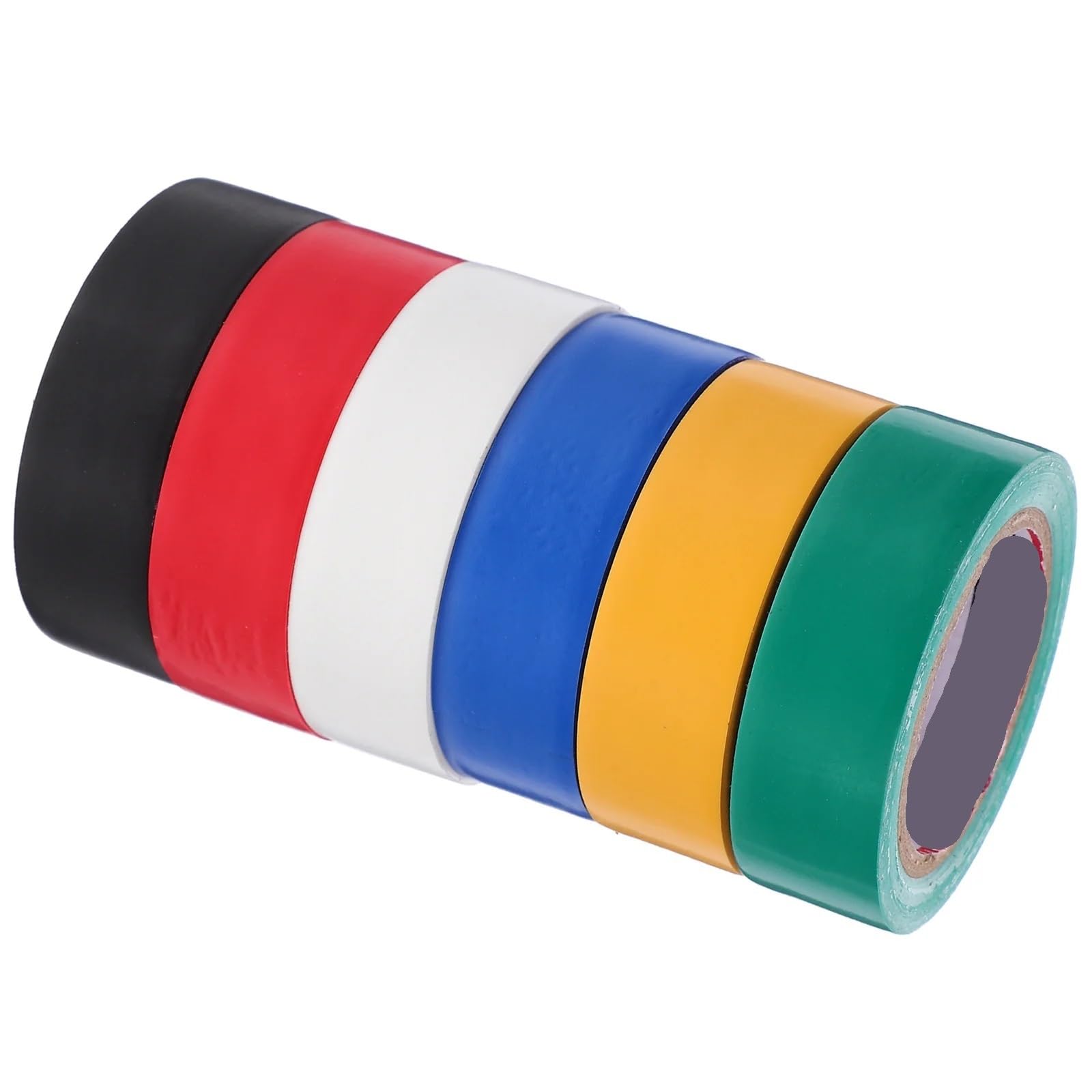Isolierband 6 Rollen Elektro-Isolierband Outdoor Tapenade Farbiges Sortiment Schutz Breite Bänder