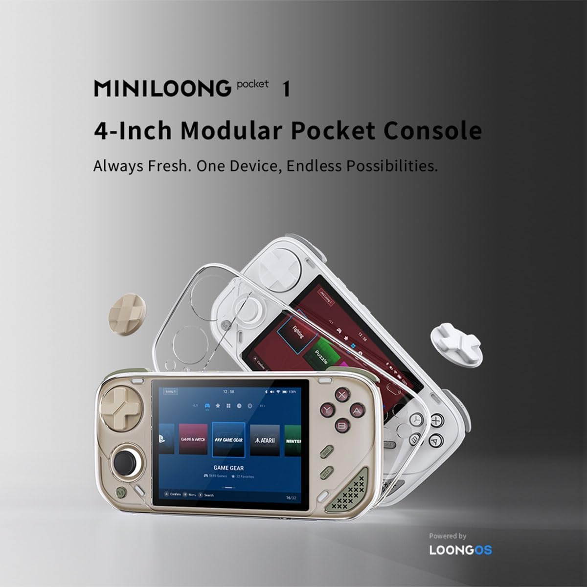 MINILONG1 - Consola de juegos portátil retro