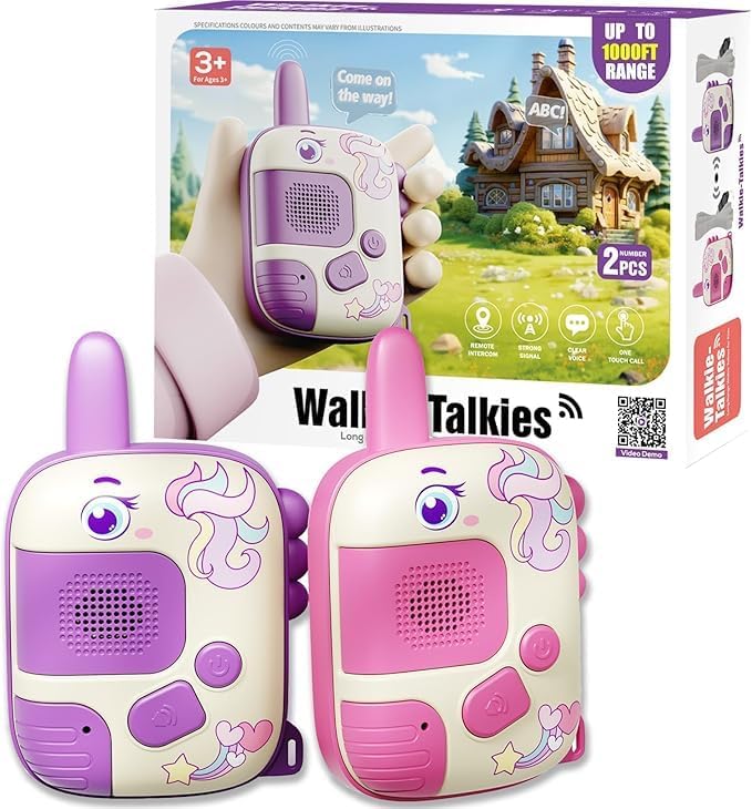 Walkie Talkie Children,Toy from 3 4 5 6 7 8 Years Boy 3-8 Years Gift Ideas Walky Talky Gift Boy Outdoor Games for Boys Radio Children's Toy Toys