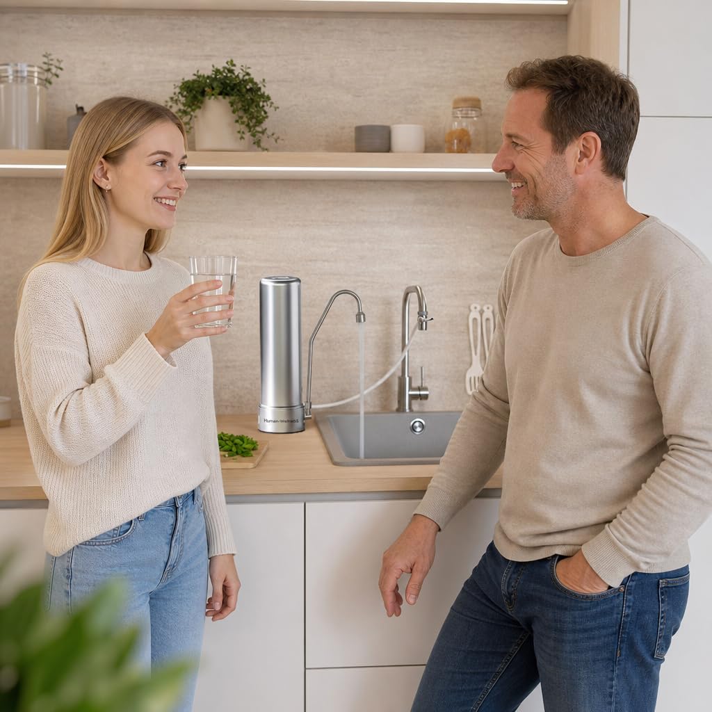 Edelstahlfilter HW-ATFS-02 mit Carbonit NFP Premium Wasserfilter