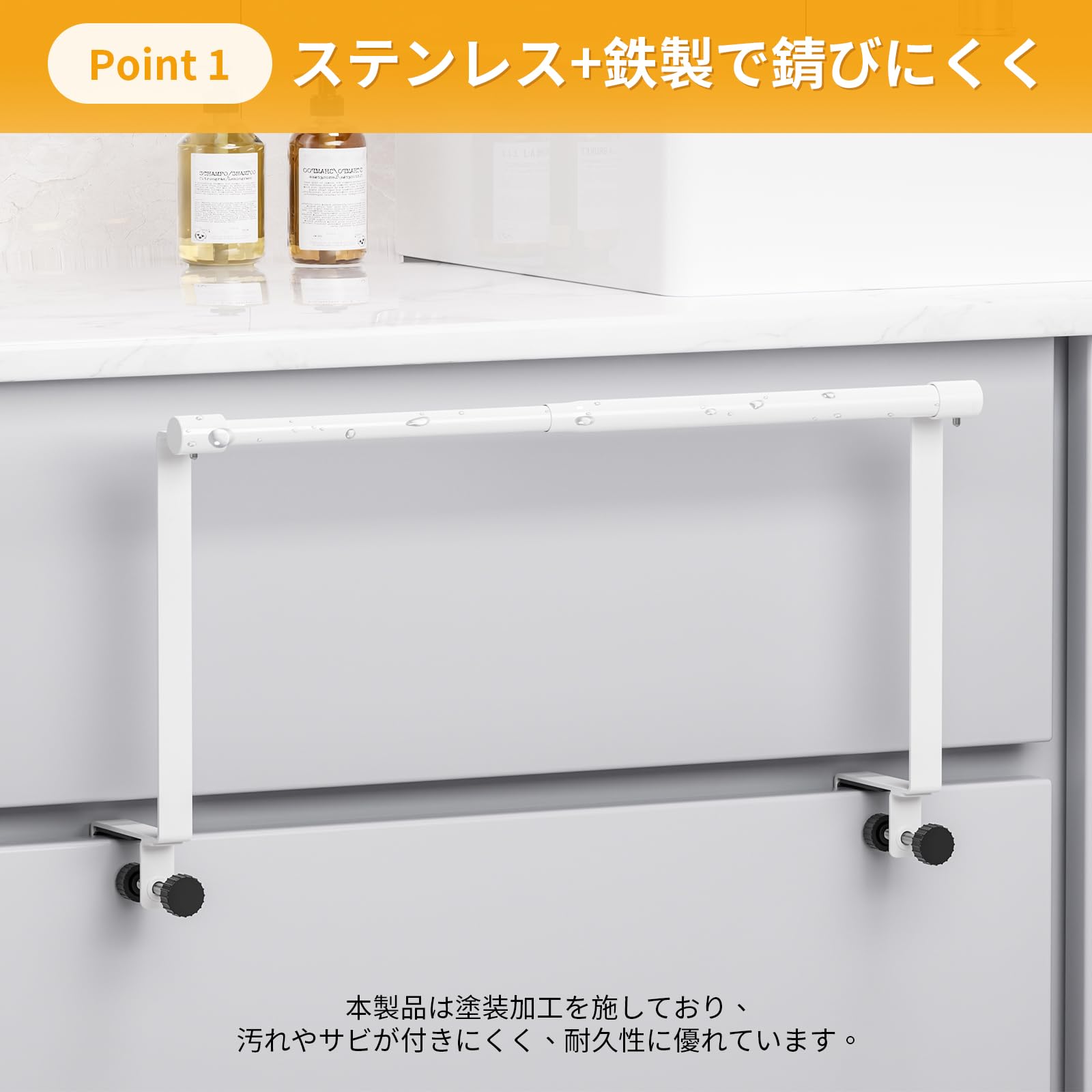 リサさま専用ページ♡ 壁掛け型　タオルバー付き　ディッシュラック ZACK タオルホルダー ブラック タオルストッカー 縦型 スリム タオル