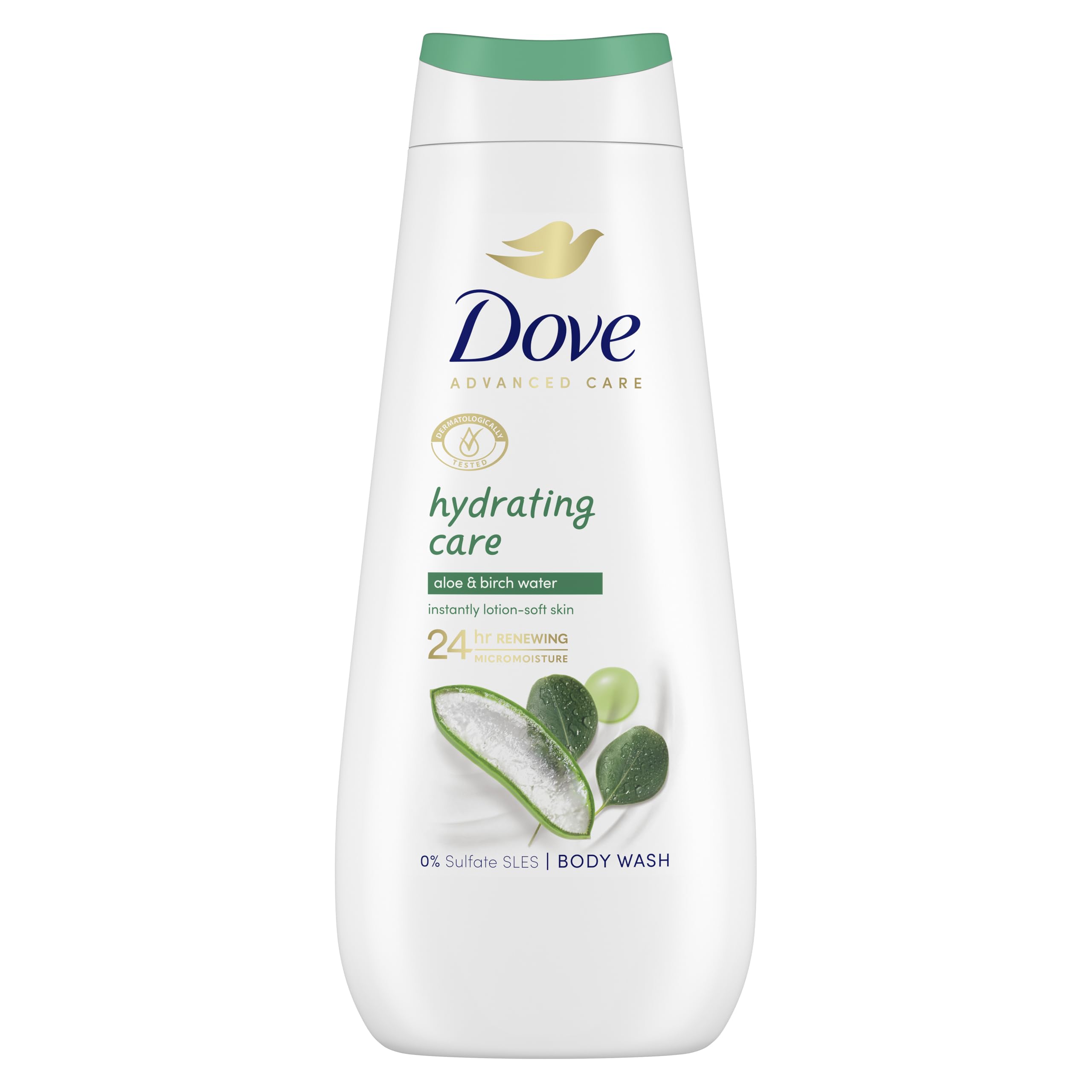 Dove Advanced Care Hydrating Care Body Wash Aloe & Birch Water 400 ml