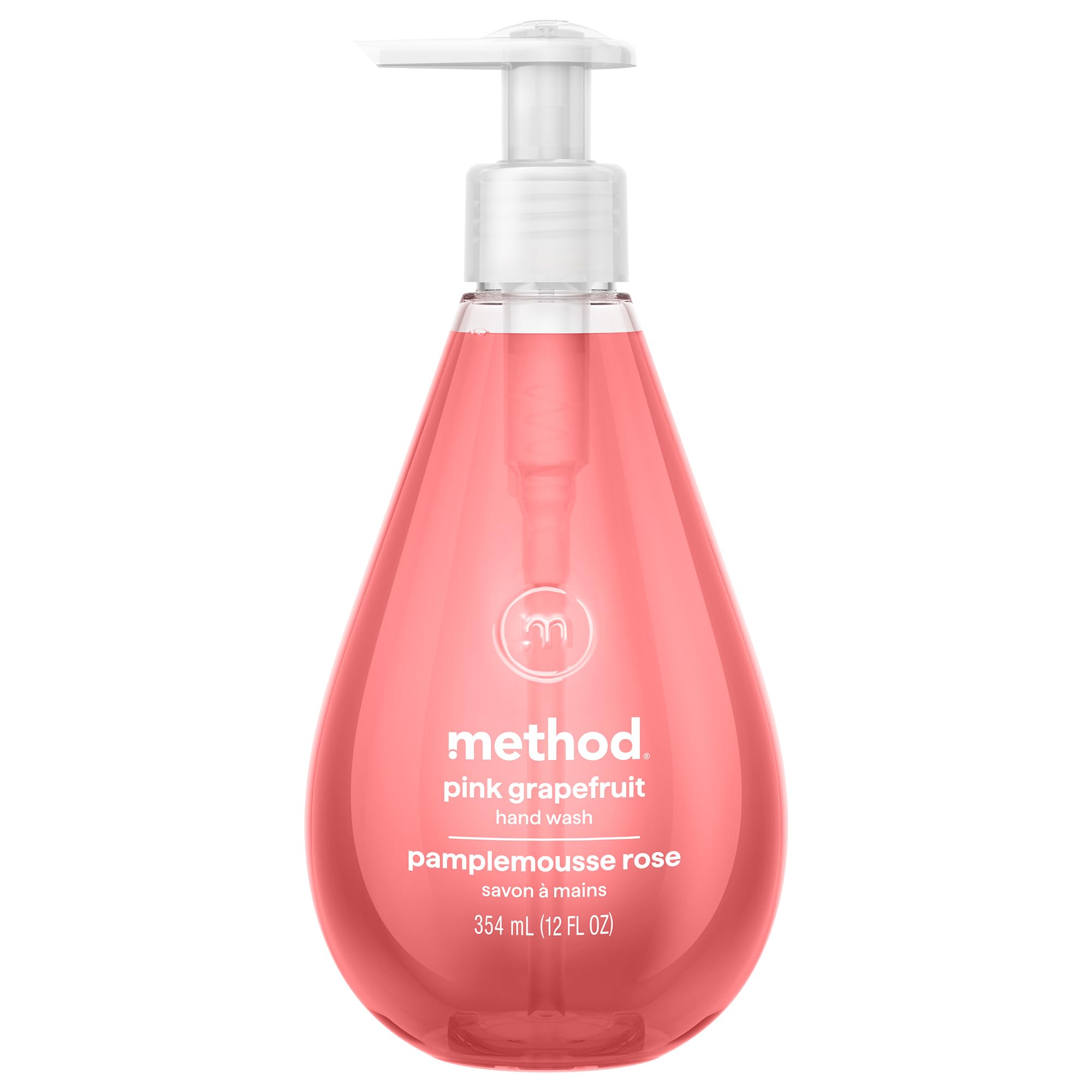 method Gel Hand Wash, Pink Grapefruit, 12 fl oz 11.97 Fl Oz (Pack of 1)