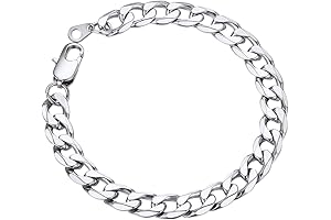 Men Sturdy Figaro/Cuban Chain Bracelet: A Statement of Style and Durability