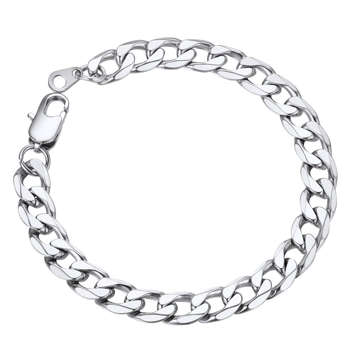 ChainsPro Stainless Steel Bracelet Mens Wrist Chain 7.5