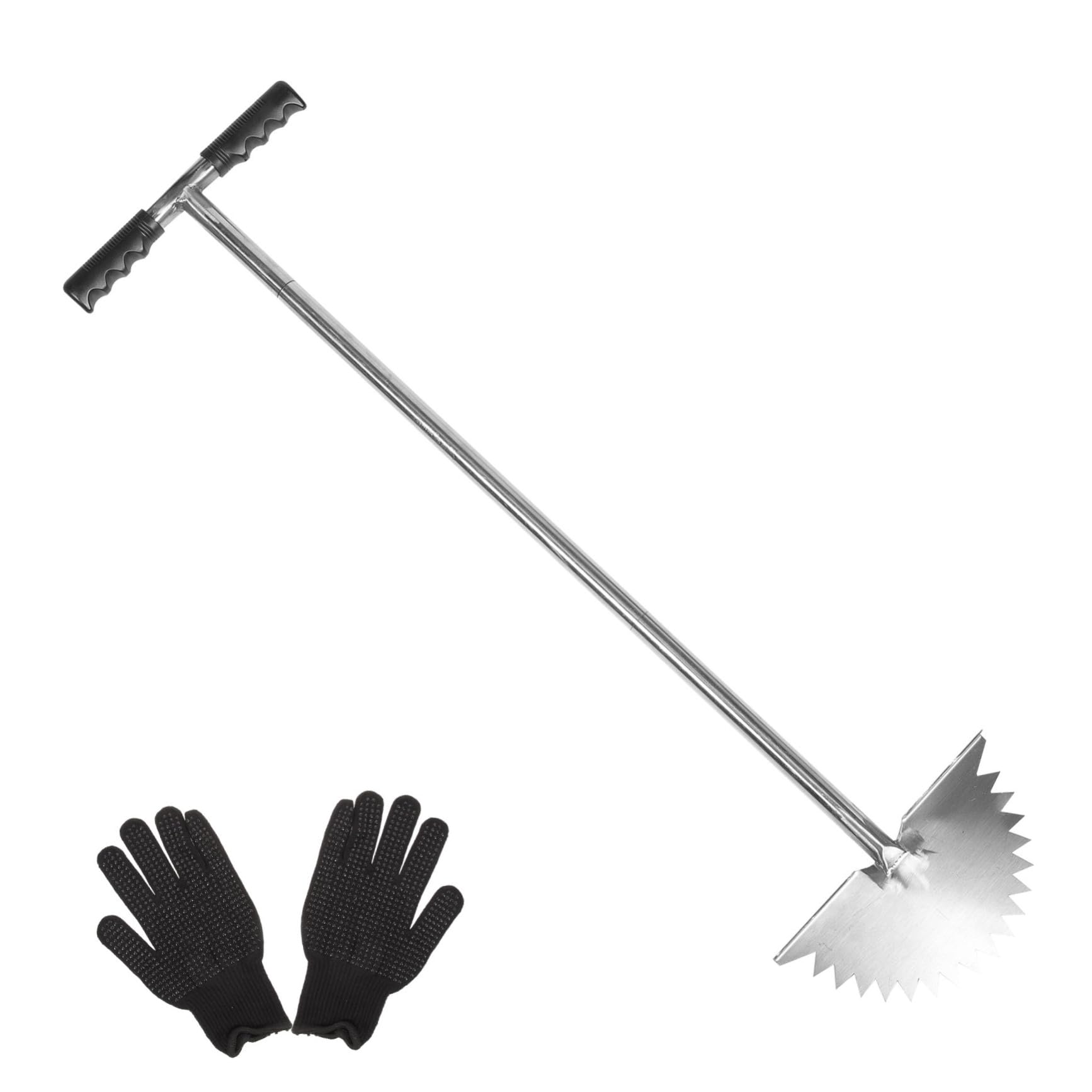 Toddmomy Tagliabordi Portatile per Attrezzo per Prato Manico Bordatore Manuale in Acciaio Inox per Giardino e Marciapiedi