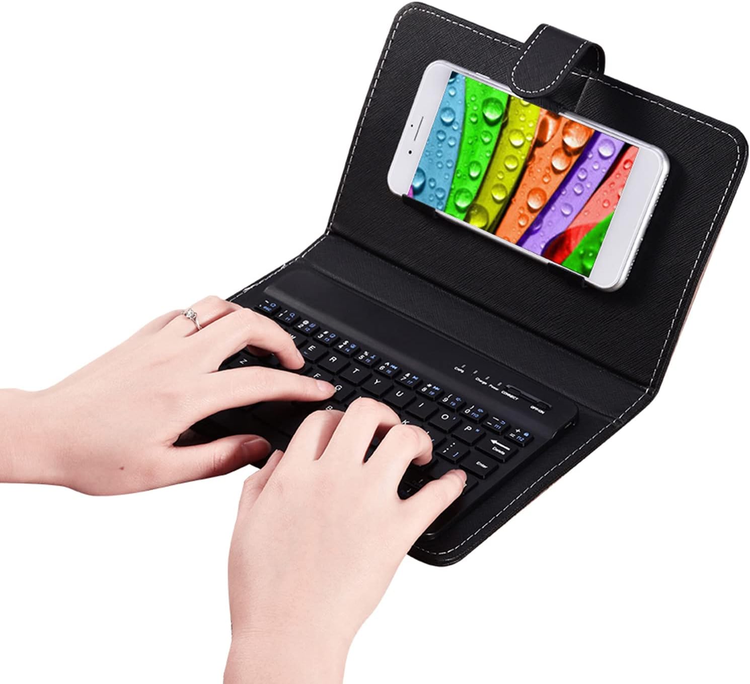 Watris Veiyi Wireless Keyboard with Leather Case for 4.5in