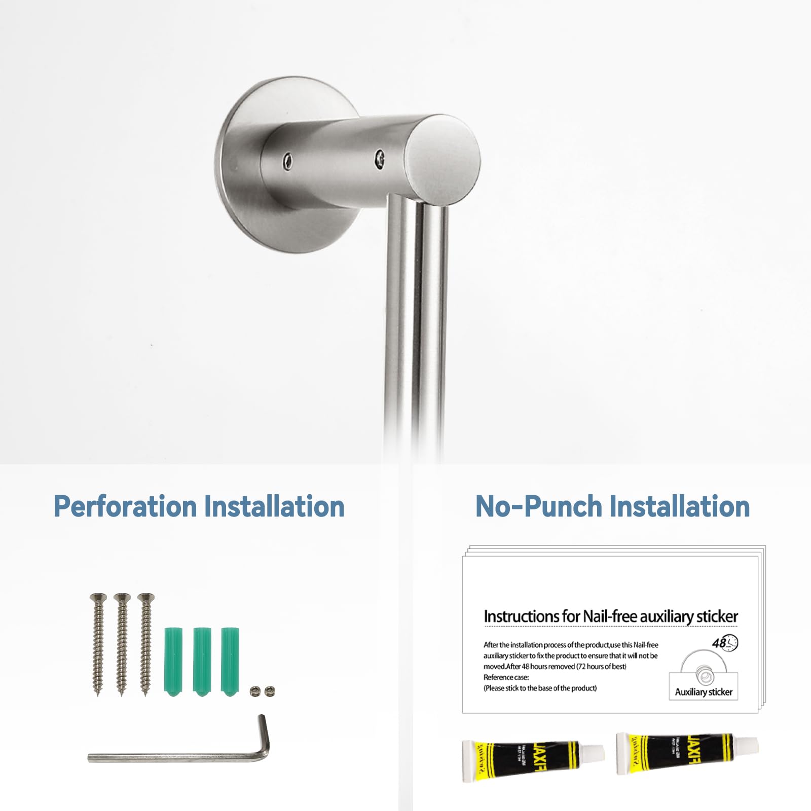 Adjustable Shower Head Slide Bar With Hand Held Shower Rack And Wall Mounted Shower Sliding Bar