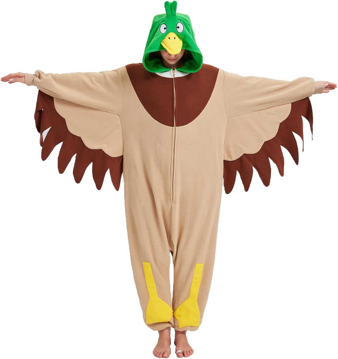 Adult Wild Duck Onesie Pajamas,Wild Duck Costume animal Costume