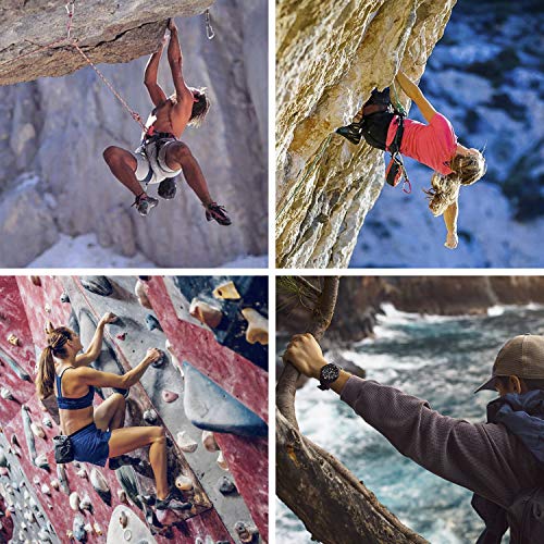 AmazeFan Climbing Harness, Thicken Rock Climbing Harness for Men Women, Protect Waist Safety Harness, Wider Half Body Harness for Mountaineering Rock Climbing Fire Rescuing Rappelling Tree Climbing - Thumbnail 5