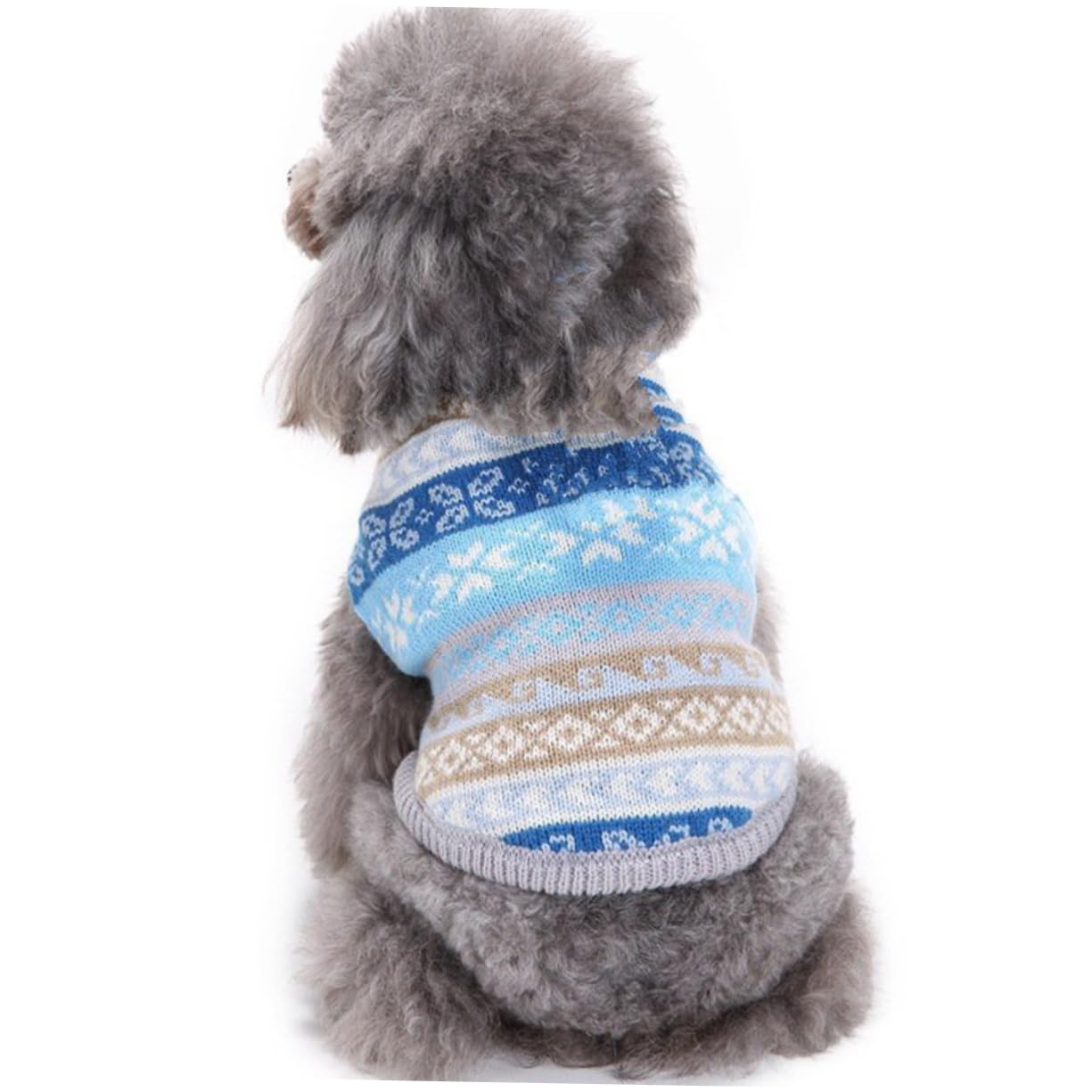 BESPORTBLE 3 Pz Vestiti per Cani Compagnia Maglione Natalizio per Animali Domestici Costume Cane Gatto di Natale Cappotto per Cani Natalizi Maglione Caldo Inverno Prodotti per Animali