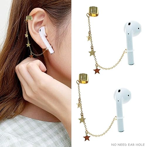 ZOSTLAND 1 par de auriculares creativos antipérdida clip clip auricular correa inalámbrico auricular auricular auricular soporte conector compatible