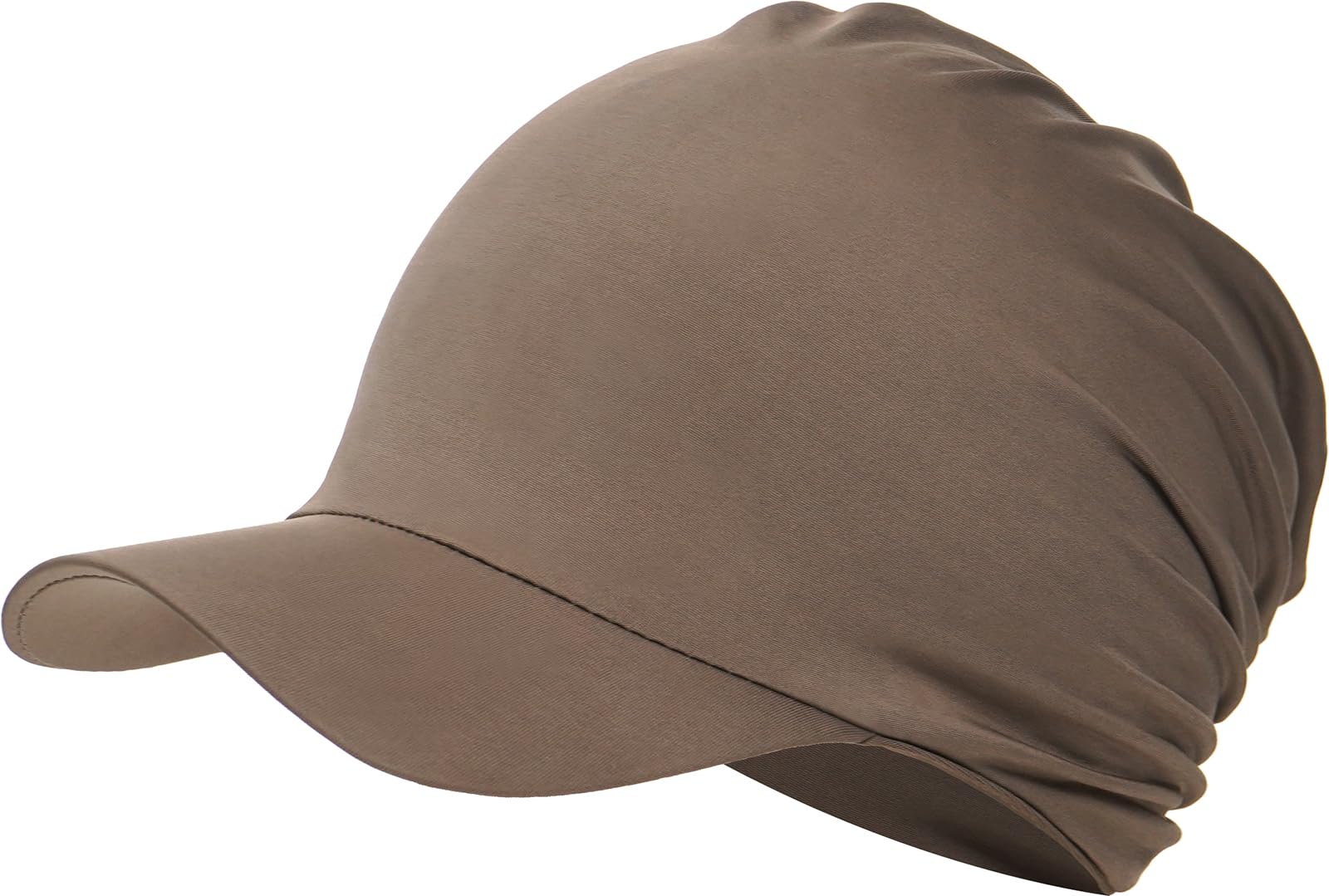 – LIiutufy Women's Chemo Headwear & Sun Visor Hat, Wide Brim UV Protection, Breathable Polyester, Elegant Headscarf for Outdoor, Travel, Exercise