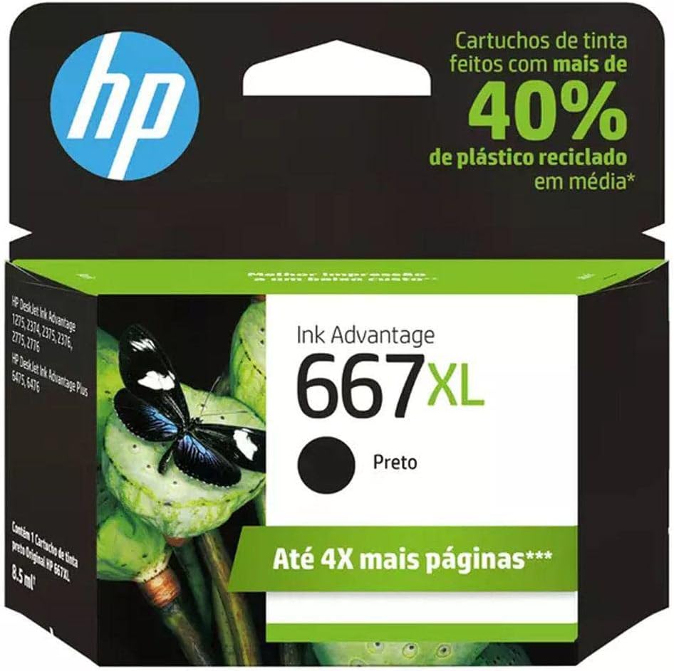 Review do Cartucho HP 667XL Preto Original: Testado por 30 dias para impressões duráveis