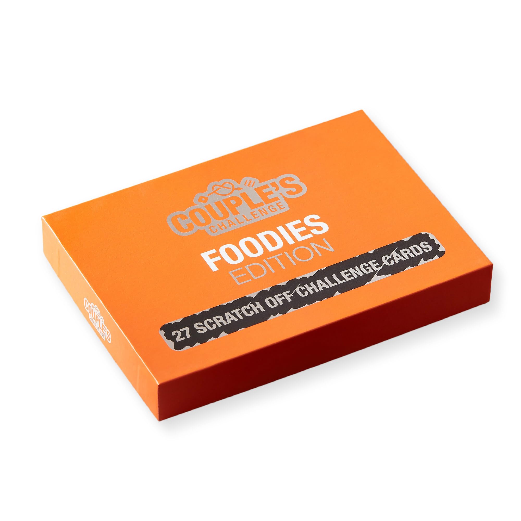 Cupidly Couple's Challenge Scratch-off Cards - Foodies Edition | Date Scratch Card Book - Date Idea Game for Couples | Ideal for Your Girlfriend or Boyfriend | A Gift for Culinary Creativity