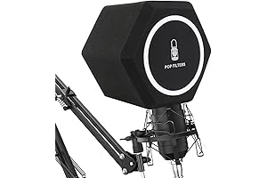 Kaotica Eyeball Microphone Wind Shield Pop Filter Isolation Ball With Excellent Sound-Absorbing Performance
