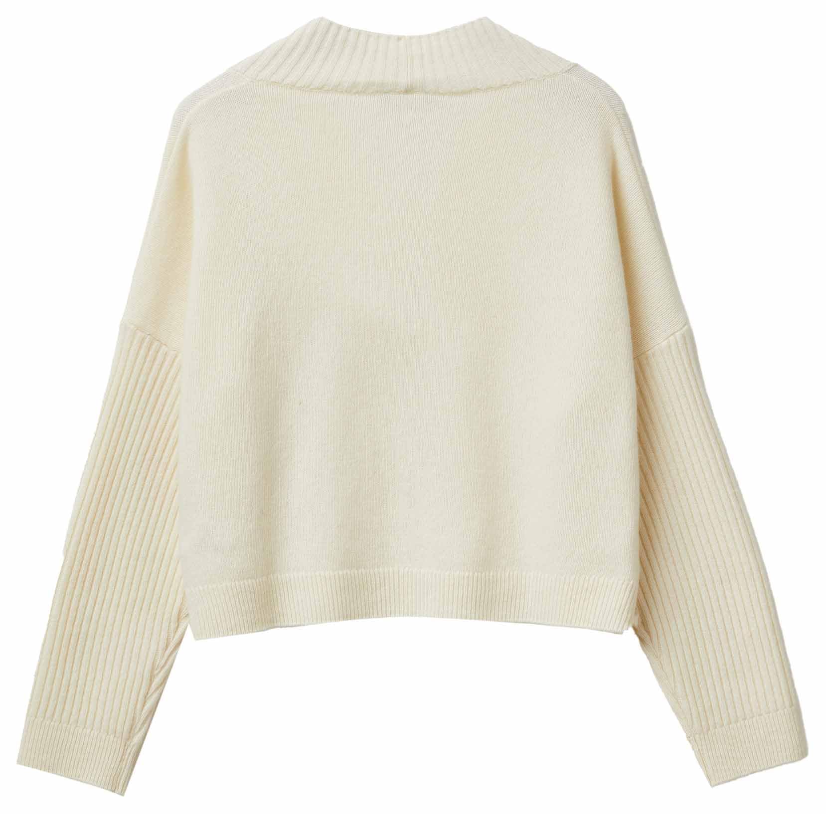 United Colors of Benetton Maglia Scollo V M/L 1444d403h Pull Femme (Lot de 1)