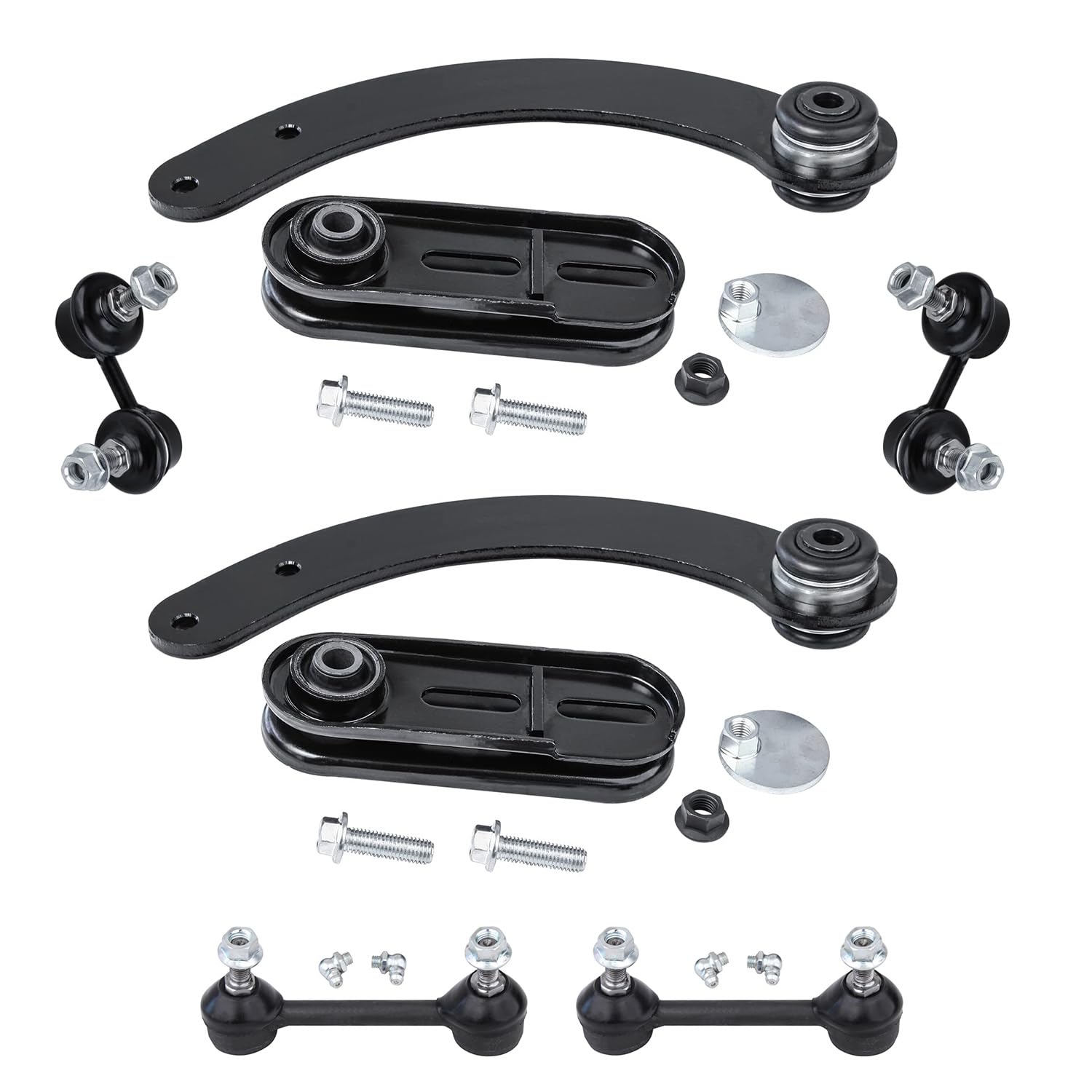 Detroit Axle - AWD Rear Control Arms Kit for 2008-2014 Mitsubishi Lancer