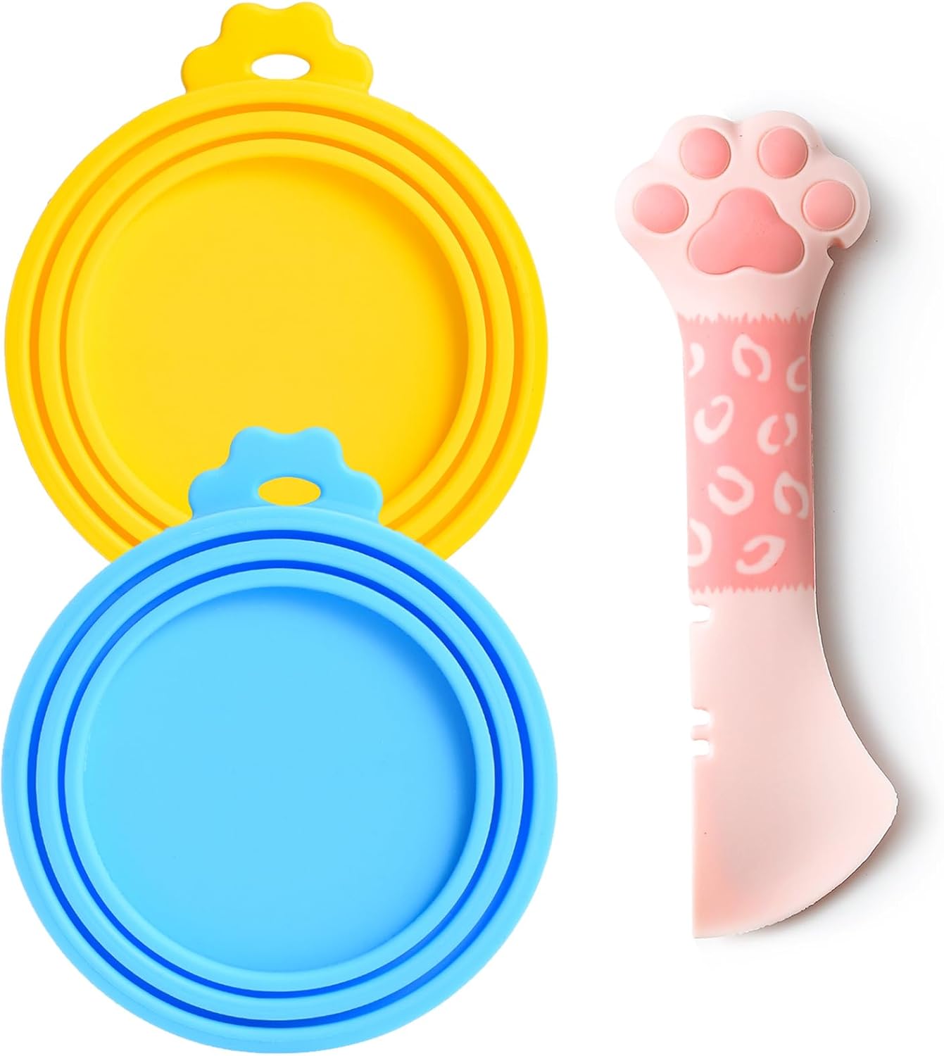 Comtim Can Covers for Pet Food Cans, Silicone Dog Cat Food