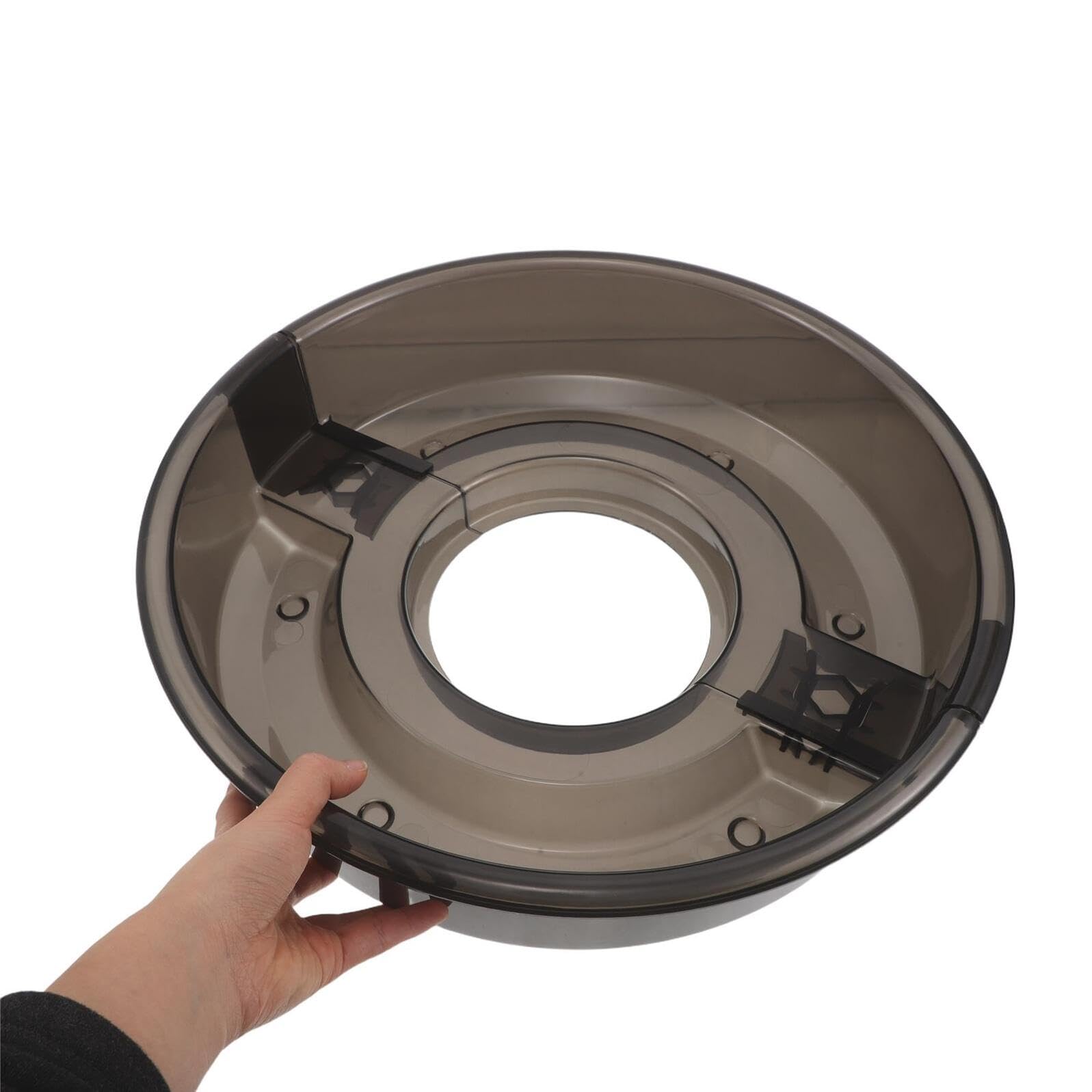 jojofuny Bac d'eau Amovible 40 Cm Résistant aux Chocs pour Tour de Potier, Plateau Plastique Transparent Café, Accessoire pour Machine à Poterie Électrique, Bol d'eau Multifonctionnel