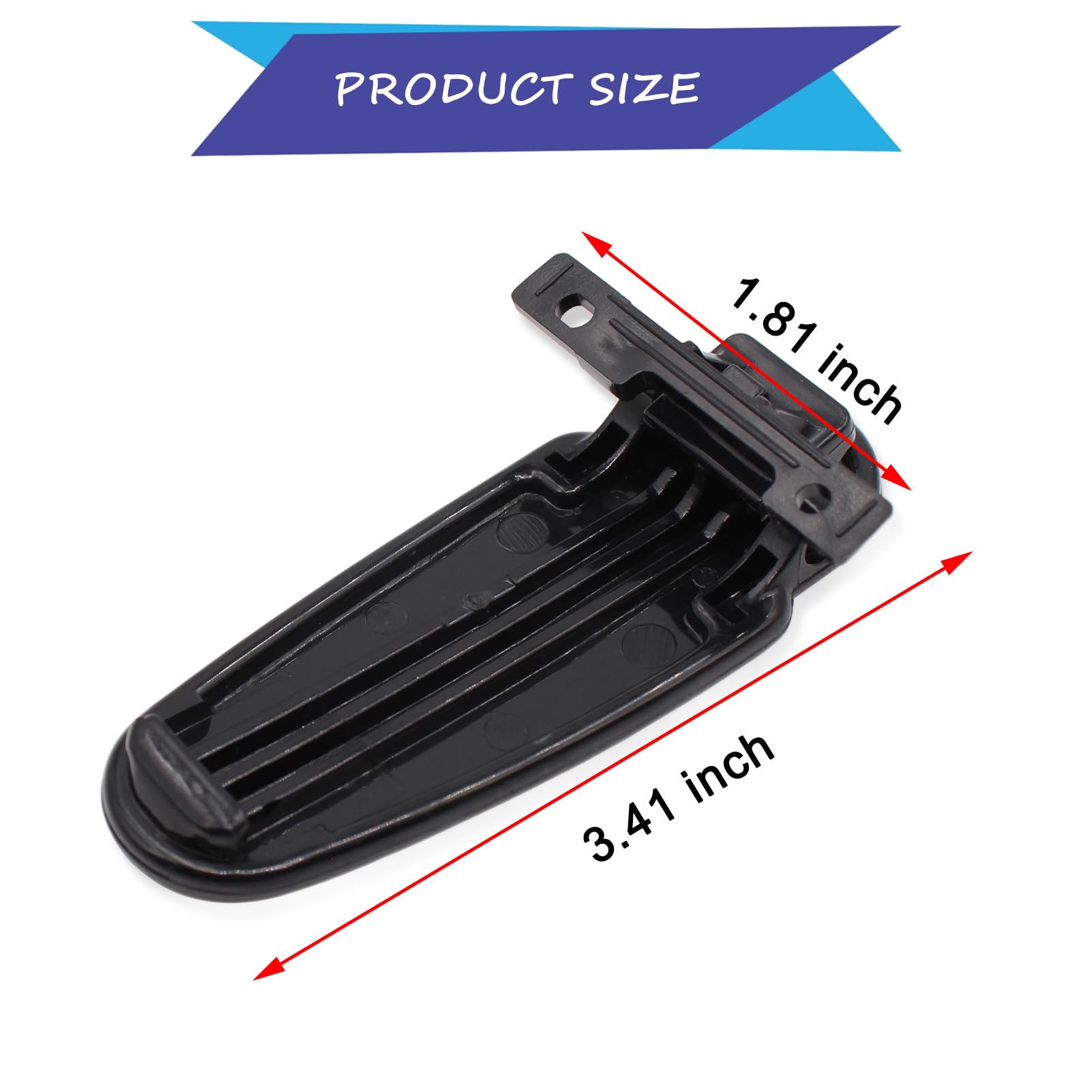 Afadorable 8Pcs KBH-12 Belt Clip Fit for TK-3360 TK-2360 TK-3173 TK-3170 TK-2170 TK-3160 TK-2160 TK-3140 TK-2140 NX-220 NX-320 Radio
