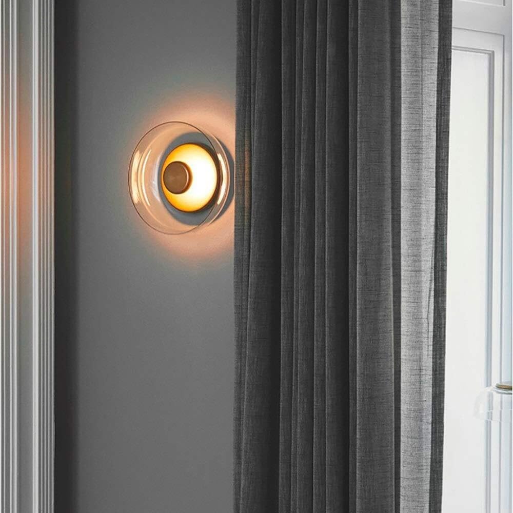 Kinkiet w stylu postmodernistycznym – stylowa lampa do korytarza, do restauracji, kawiarni, sypialni i dekoracji nocnych. Proste wnętrza.