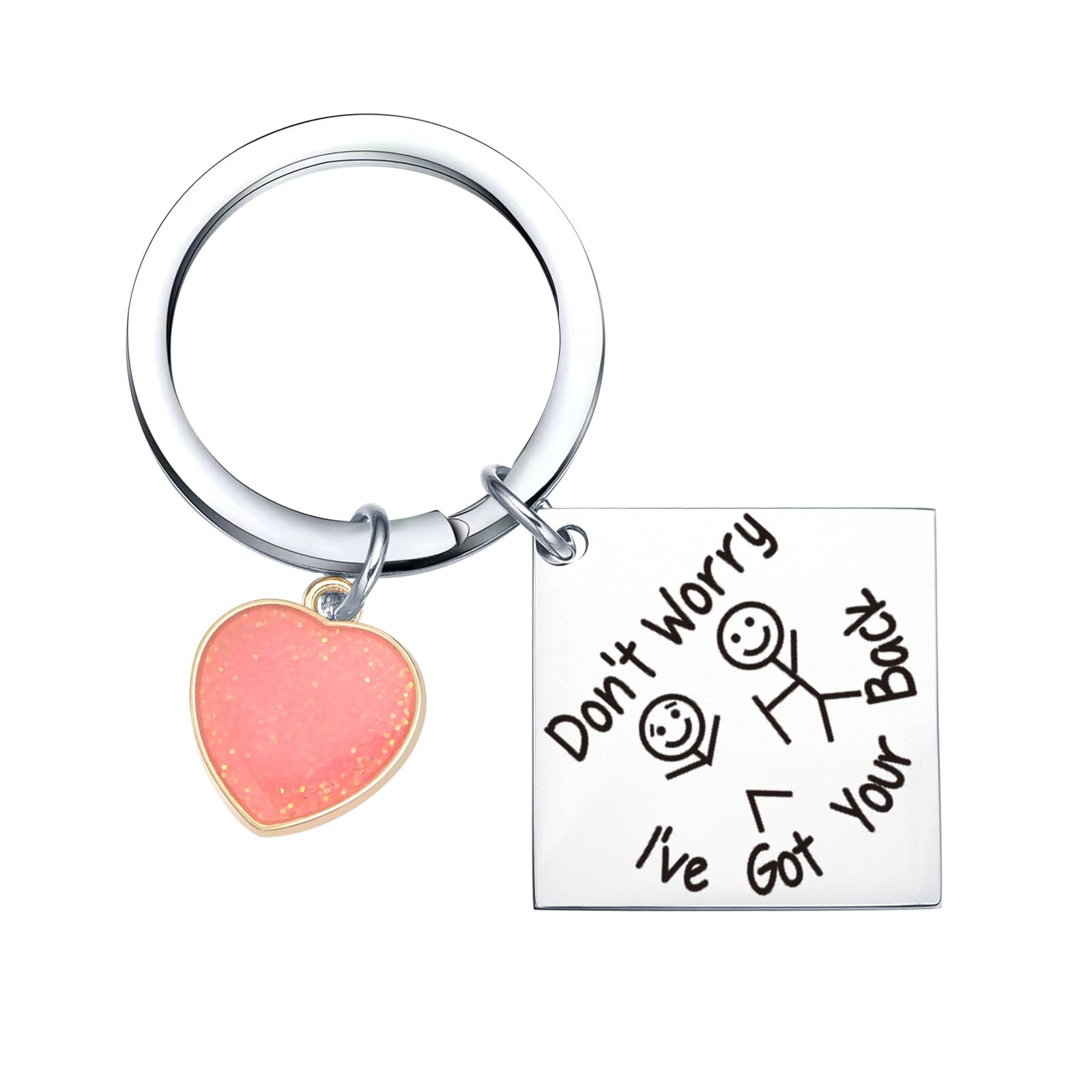 UIEOA Friendship Keychain BFF Jewelry Colleague Keychain Boyfriend Gifts Friend Thank You Keychain