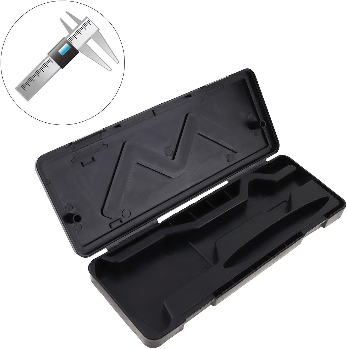 Amazon.co.jp 0 150 mmプラスチックノギスボックスデジタルキャリパーボックス測定ツールのホーム DIY・工具・ガーデン
