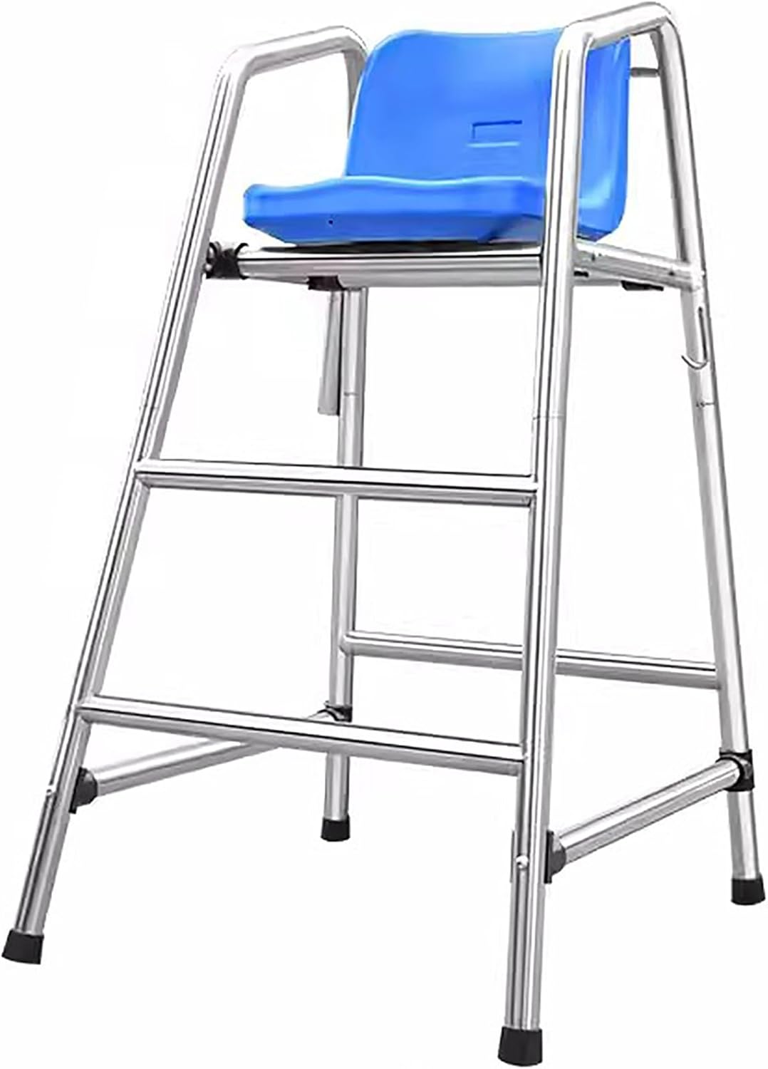 Elevated Lifeguard Chairs for Swimming Pools, Beaches & Water Parks - 47" 59" 71" Tall, Stainless Steel Rescue Ladder for Adults & Kids, Commercial Quality (47.2in)
