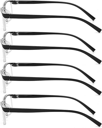 Miniatura 5 de AJYADO Gafas de lectura con bloqueo de luz azul, para lectura de computadora, hombres y mujeres, anteojos con aumento anti rayos azules, bisagra de