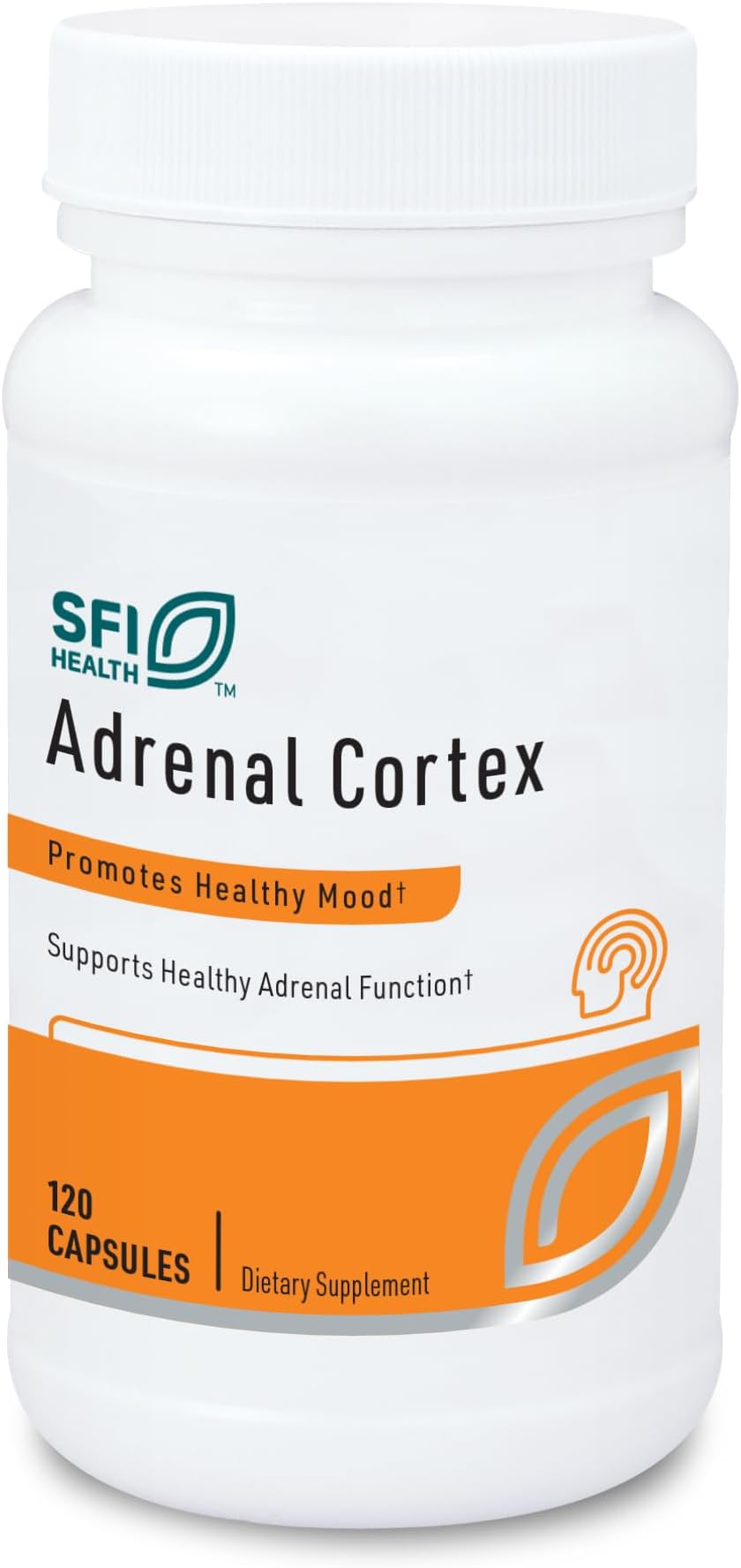 Klaire Labs SFI Health Adrenal Cortex - Targeted Adrenal Support Supplements for Cortisol Health - Purified, BSE-Free Lyophilized Extract from Pasture-Fed Bovine (120 Capsules)