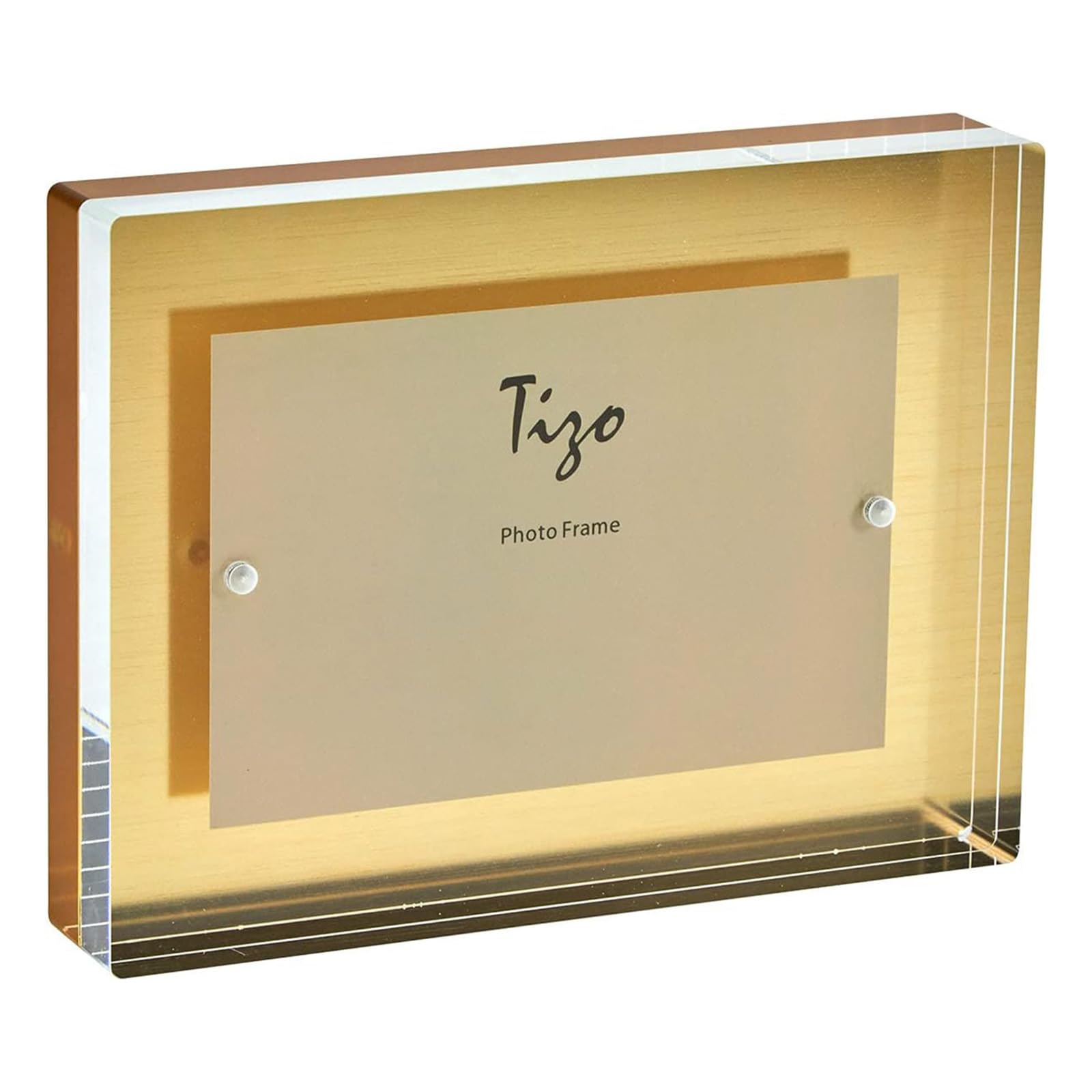 Amazon.com - TIZO Design 4x6 Thick Lucite Block Picture Frame