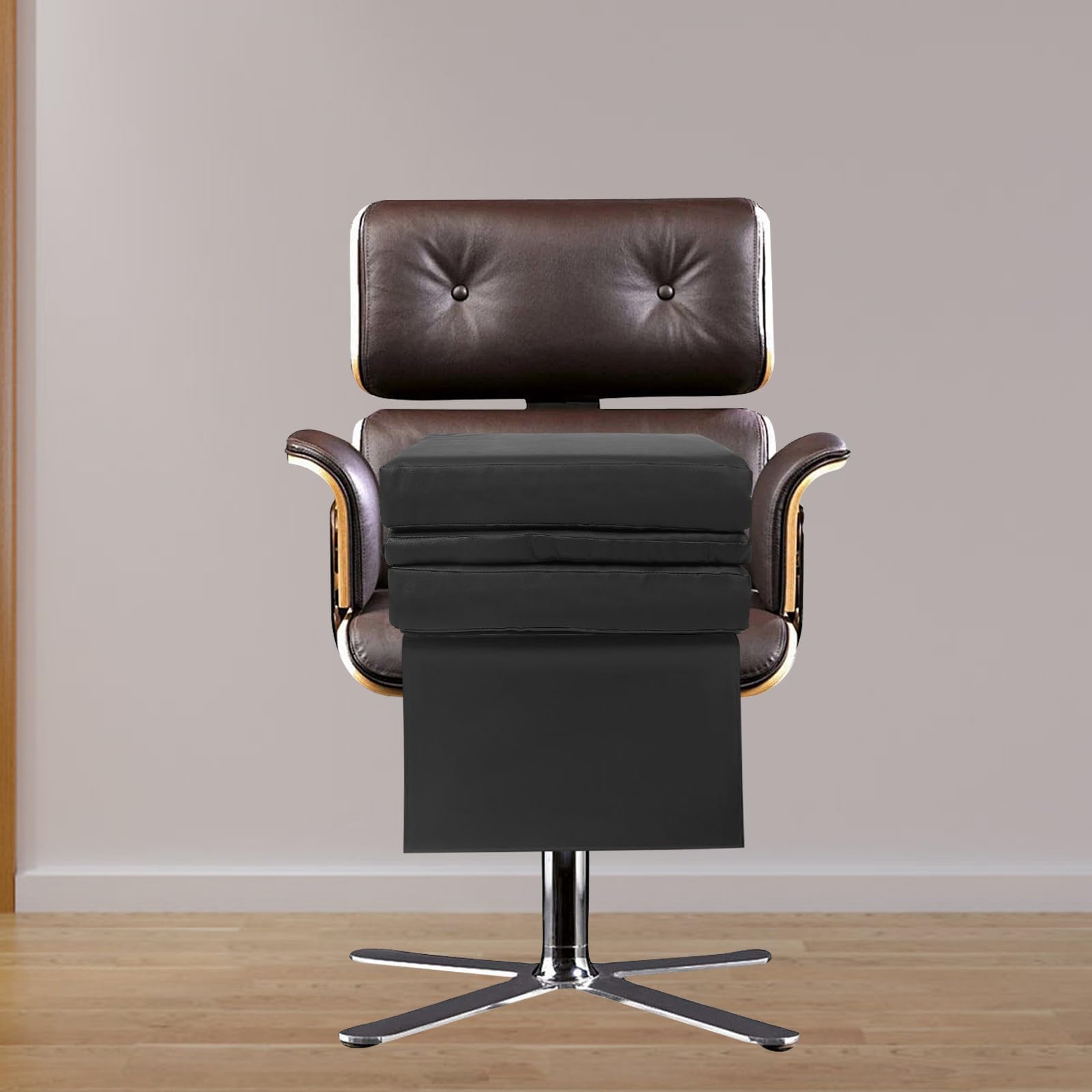 OSALADI Coussin Rehausseur et Nettoyage Facile pour Fauteuil de Salon de Coiffure Conception Trois Couches Épaisses, Hauteur Ajustable Garçon et Filles pour Usage Fréquent en Salons