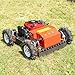 Remote Mower, Remote Control Lawn, Small Crawler Oil-Electric Hybrid Four-Wheel Drive Lawn Mowing and Weed Whacker, All Terrain Grass Cutter Yard Mower, 30° Climbing