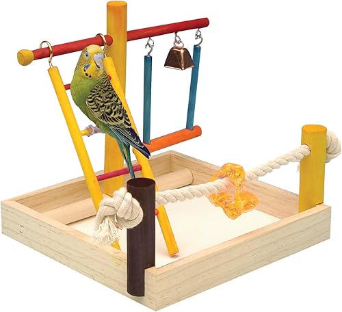 Miniatura 9 de Penn-Plax Centro de Actividades para Aves  Perfecto para Aves Jóvenes o Pequeñas