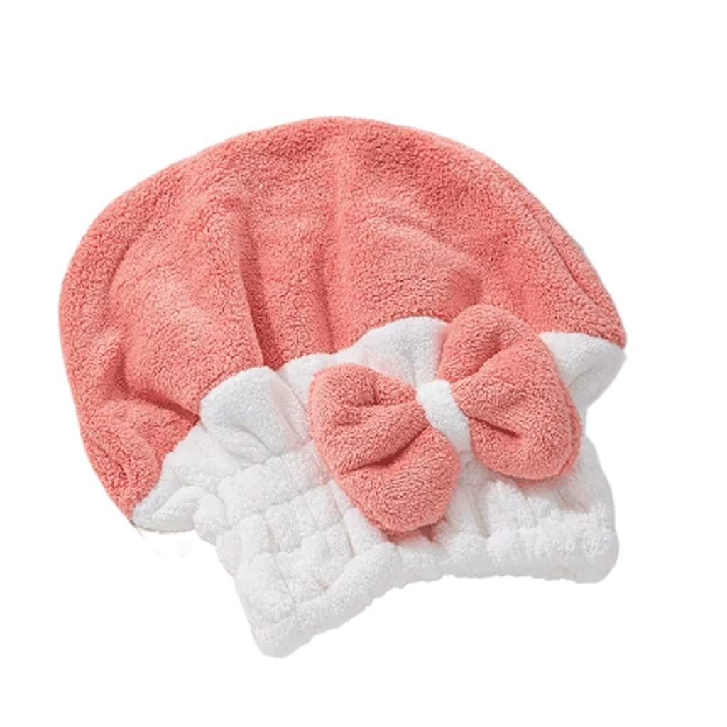 VIDI Dry Hair Cap Women's Double-layer Thickened Quick-drying Two-color Baotou Scrub Shower