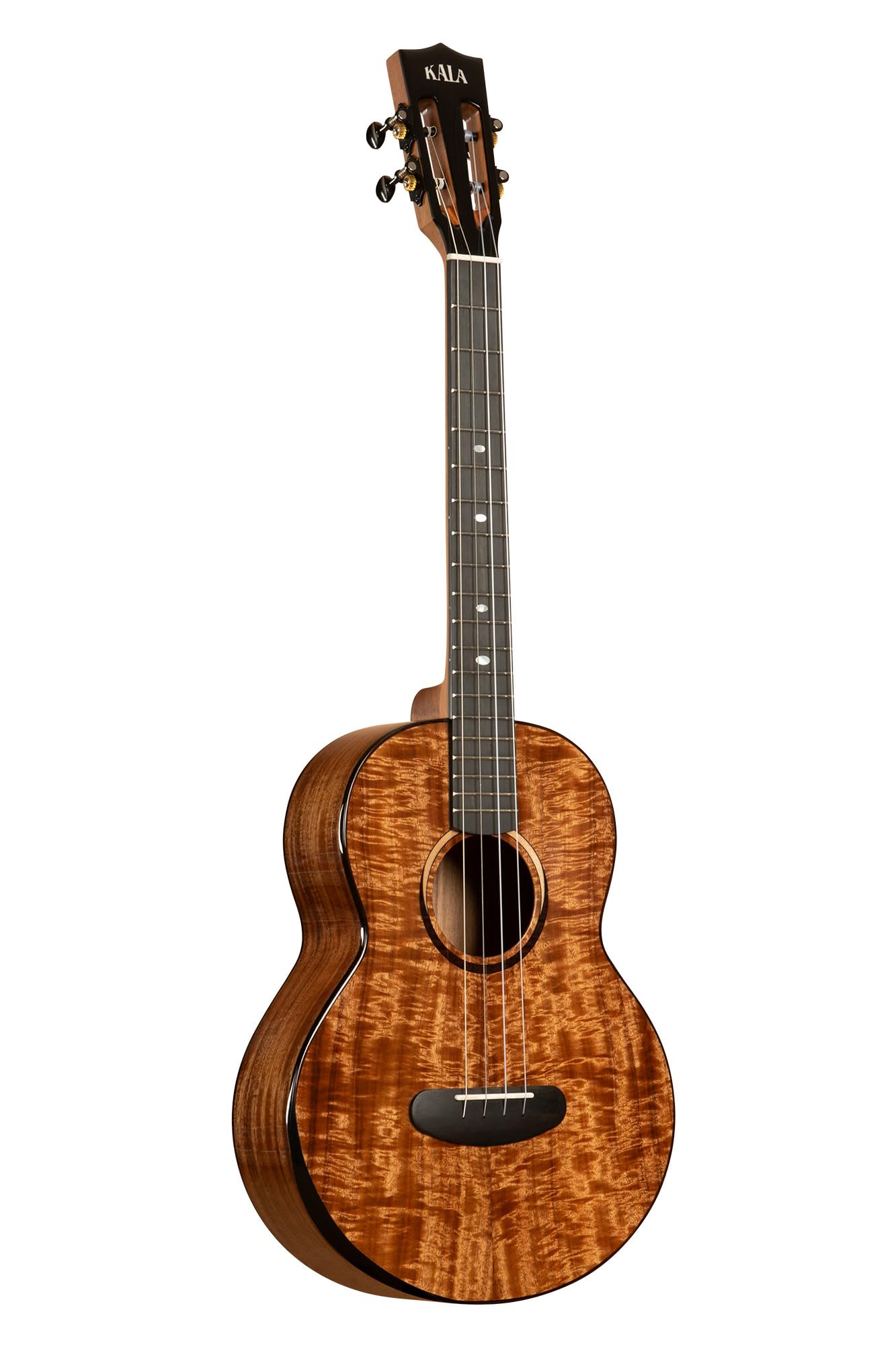 Kala Brand Music Co., 4-String Ukulele, Right, Acacia, Baritone (KA-CT-SA-BG_W/Bag)
