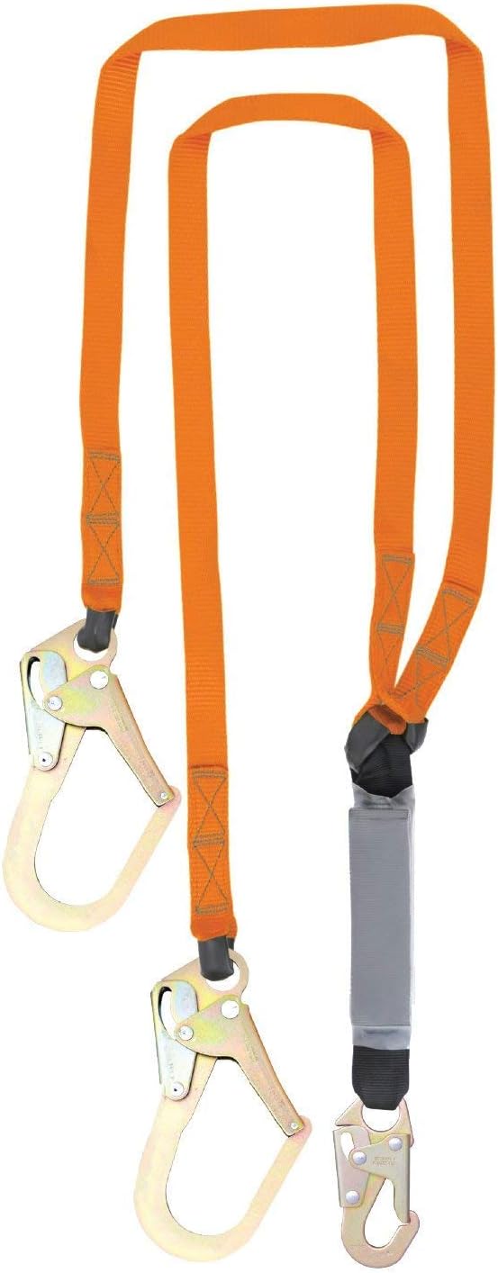 Get Discount Offer Malta Dynamics Fall Protection Six-Foot Double Leg External Shock Absorbing Lanyard with Two Rebar Hooks and One Steel Snap Hook, OSHA/ANSI Compliant Black Friday - 60% OFF Malta Dynamics Fall Protection Six-Foot Double Leg External Shock Absorbing Lanyard with Two Rebar Hooks and One Steel Snap Hook, OSHA/ANSI Compliant