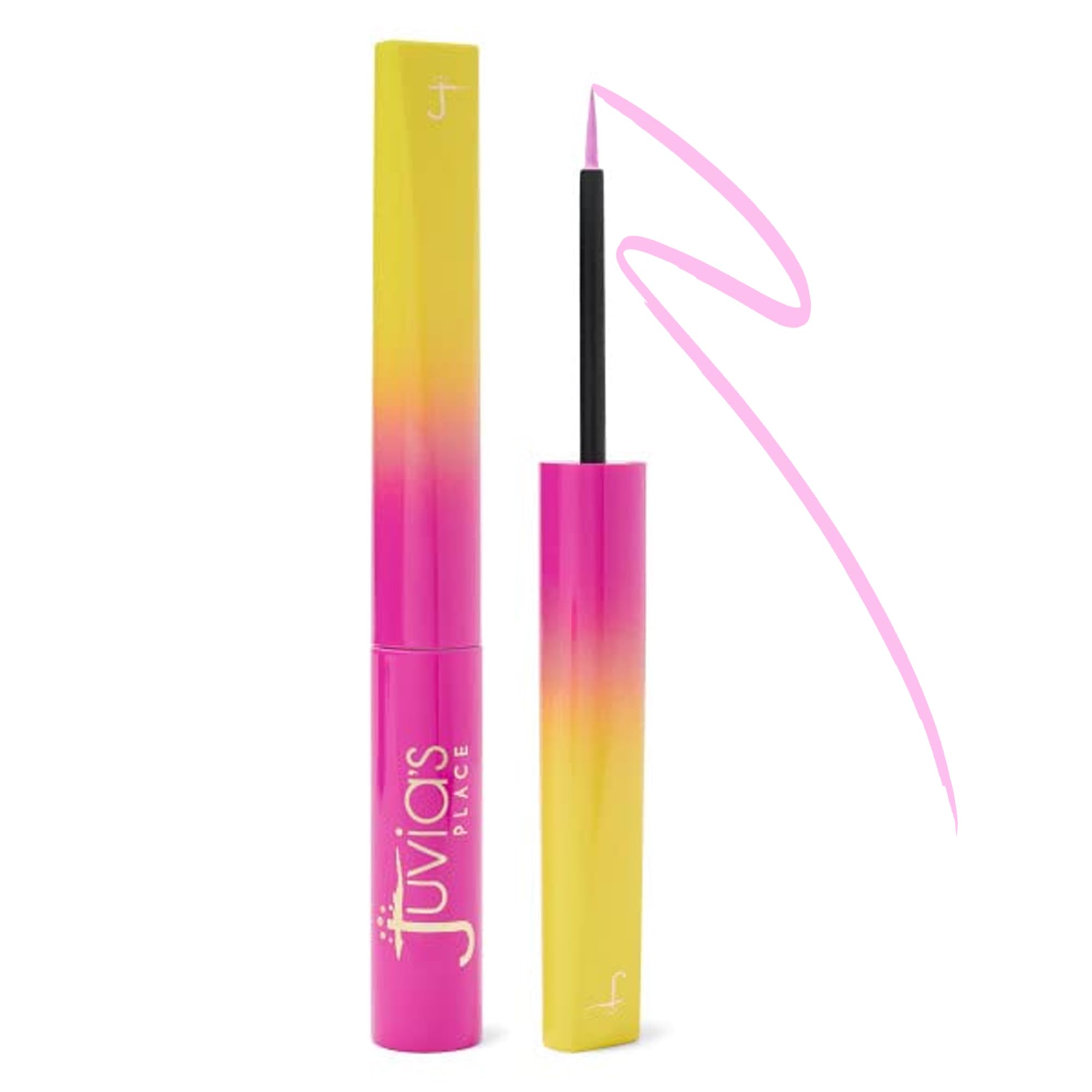 Juvia's Place Garden Of Juvia's Liquid Liner Sweet Pink - Pastel Pink, Long-lasting Liquid Liner, Intense Color Makeup, Smudge-proof Makeup