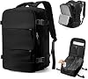 Vacuum Backpack Travel Bag, Carry-ons Easyjet 45x36x20 Cabin Size Travel Backpack,Compression Travel Vacuum Bags for Travel with Pump,Waterproof Casual Daypack Laptop Rucksack Women Mens,Black