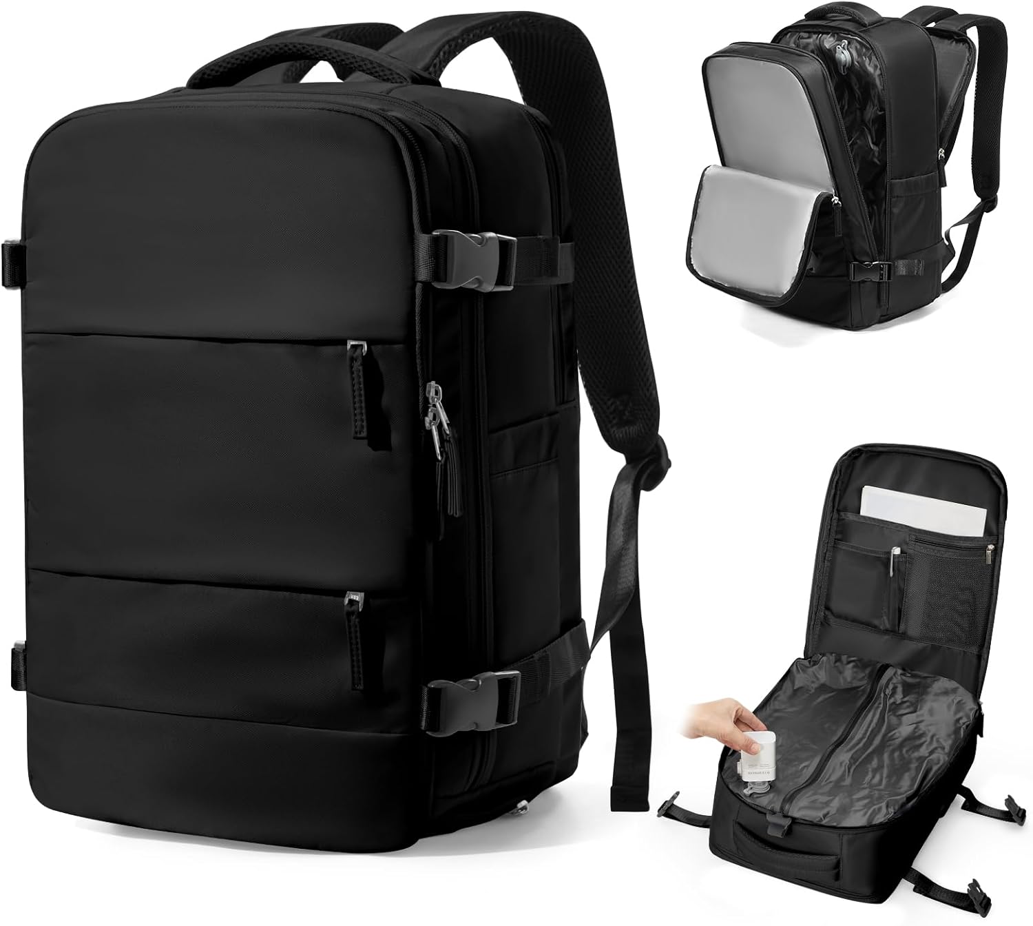Vacuum Backpack Travel with Pump,Large Travel Backpack with