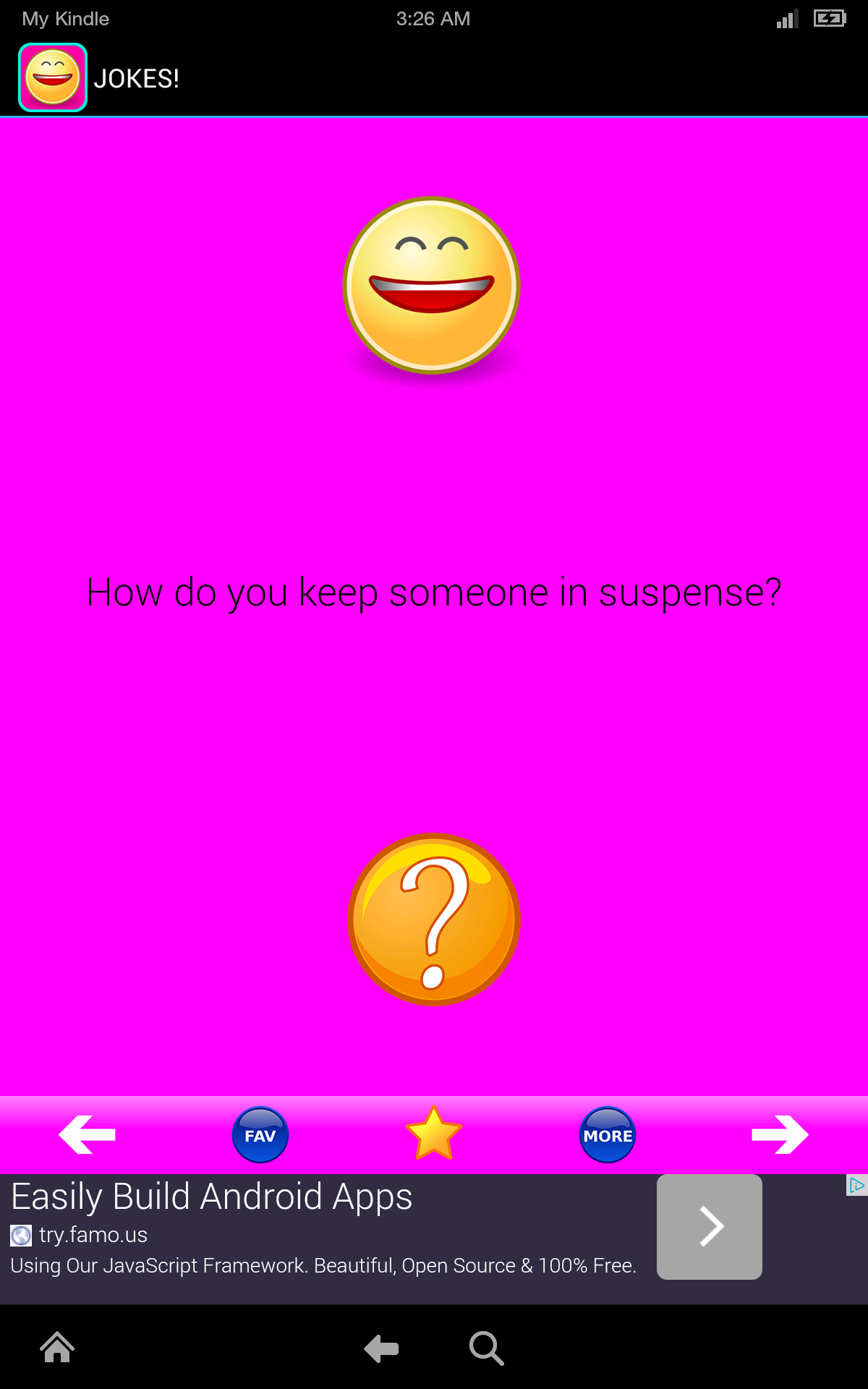 JOKES! Really Funny Jokes App FREE! Tons of Cool, Fun, Corny Bar Jokes