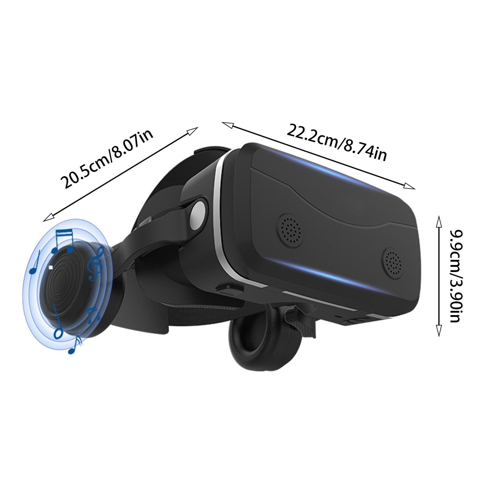 Cuffie per realtà virtuale 3D, occhiali per cuffie | Cuffie per realtà | virtuale per realtà virtuale - compatibili con smartphone e altri dispositivi mobili