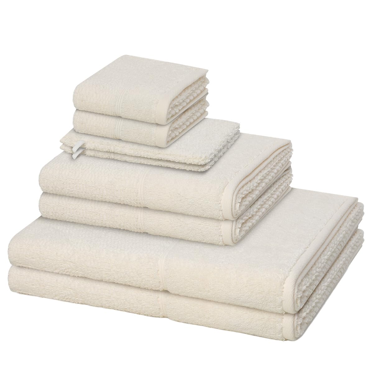 Frottana Pearl Handtücher 50x100 Cm – 2er Set, 100% Baumwolle, Ivory, Made In Germany
