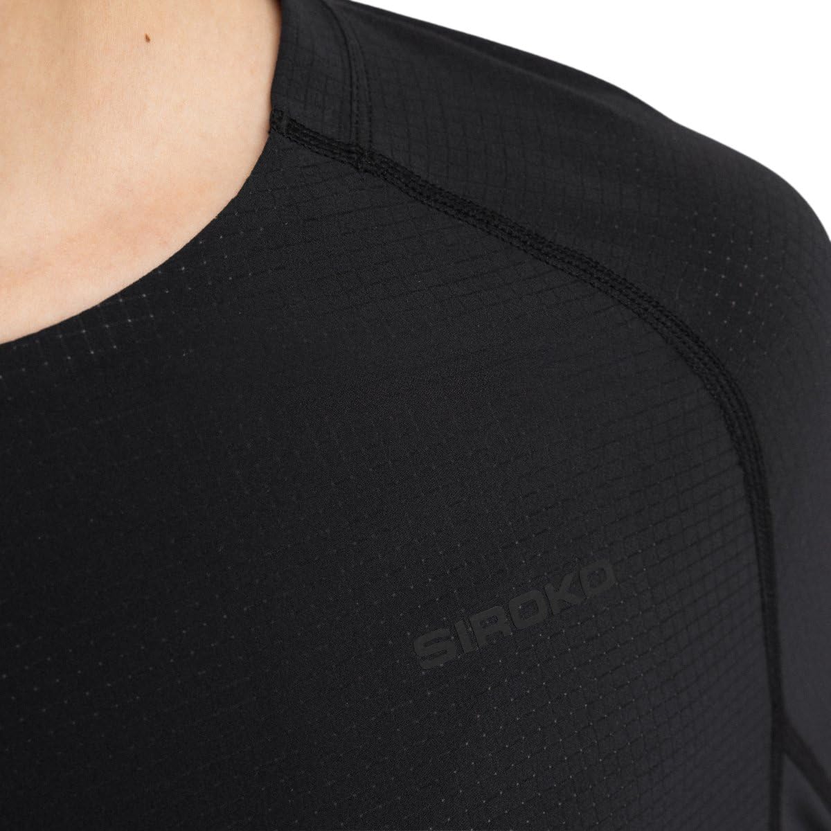 SIROKO - Kurzärmeliges Bikepacking-Funktionstrikot für Damen Map Black